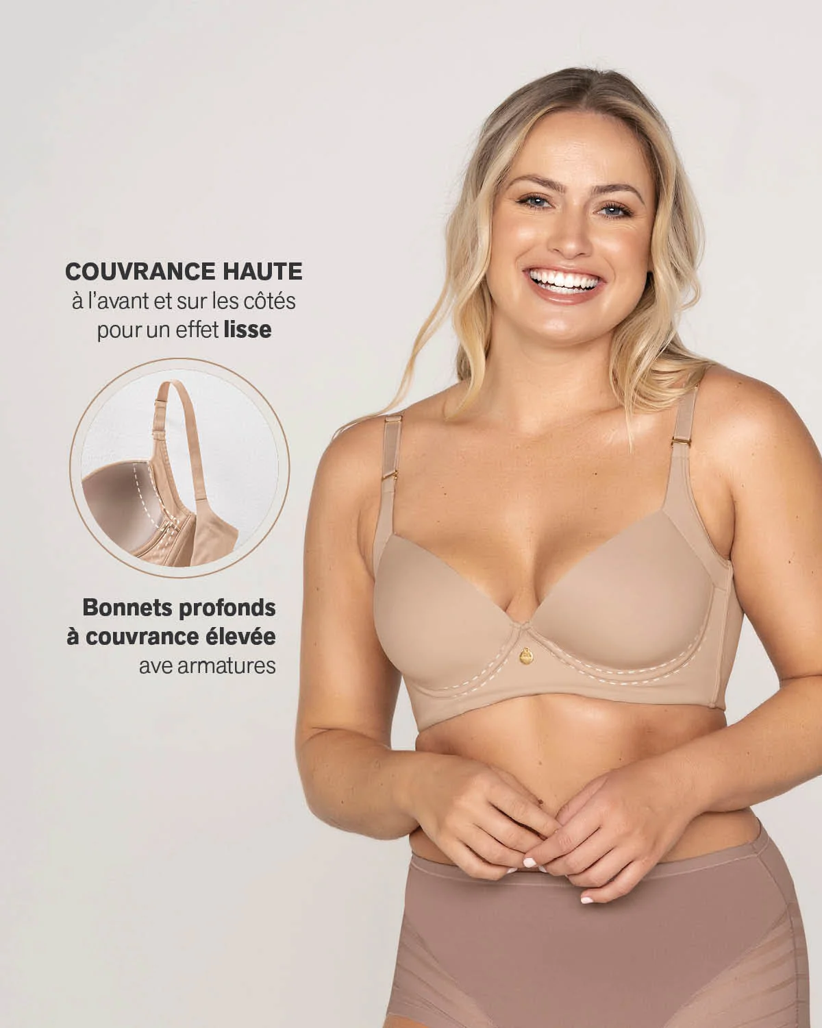 Back Smoothing Bra with Soft Full Coverage Cups - Image 34
