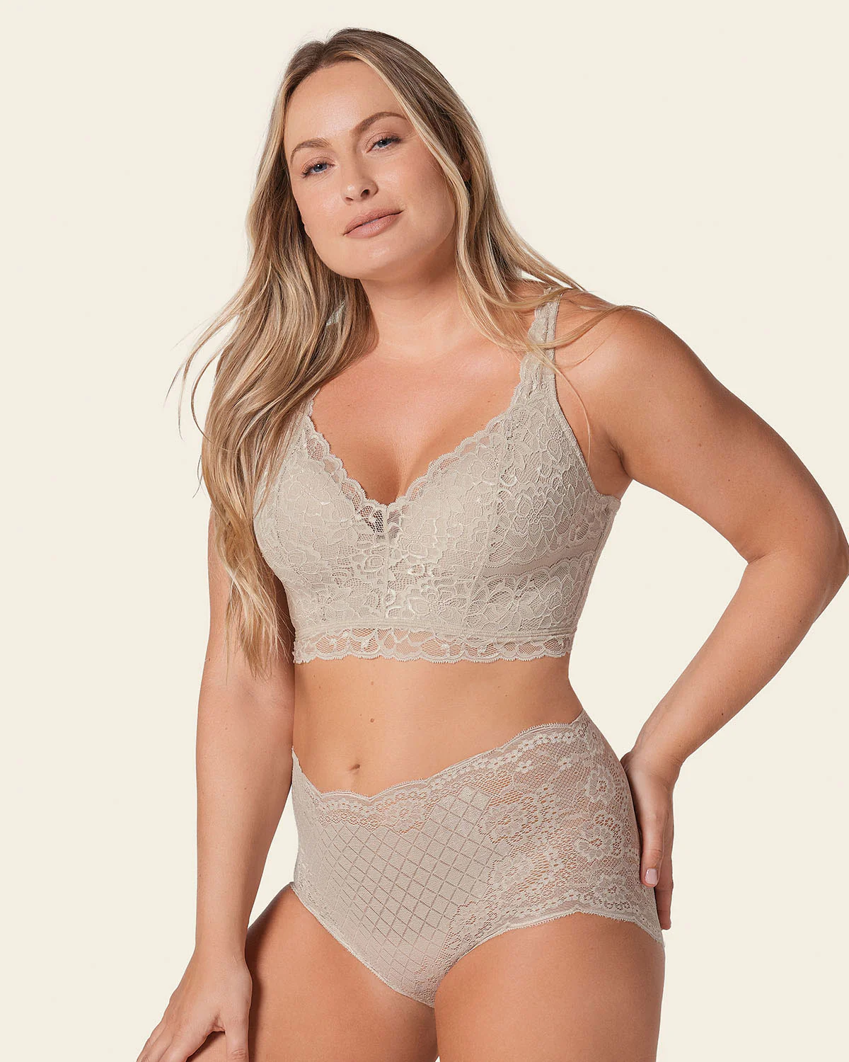 2-Pack Luxe Lace Underwire Smoothing Bustier Bras - Image 10