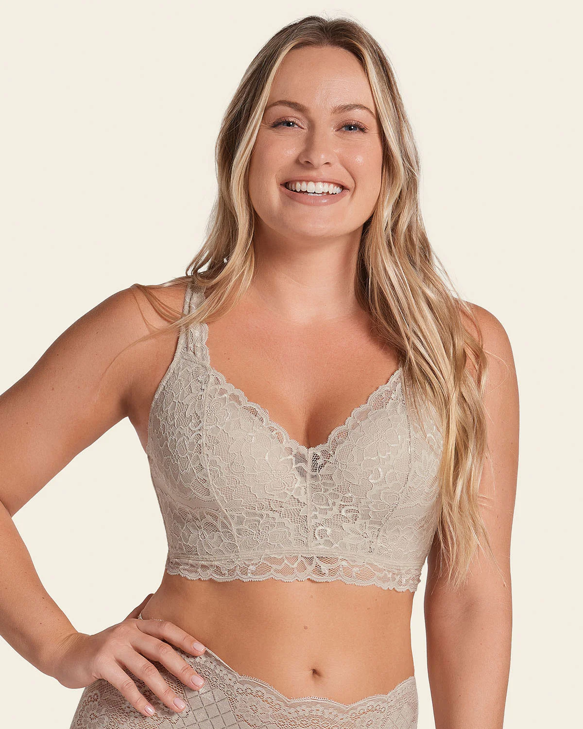 2-Pack Luxe Lace Underwire Smoothing Bustier Bras - Image 7