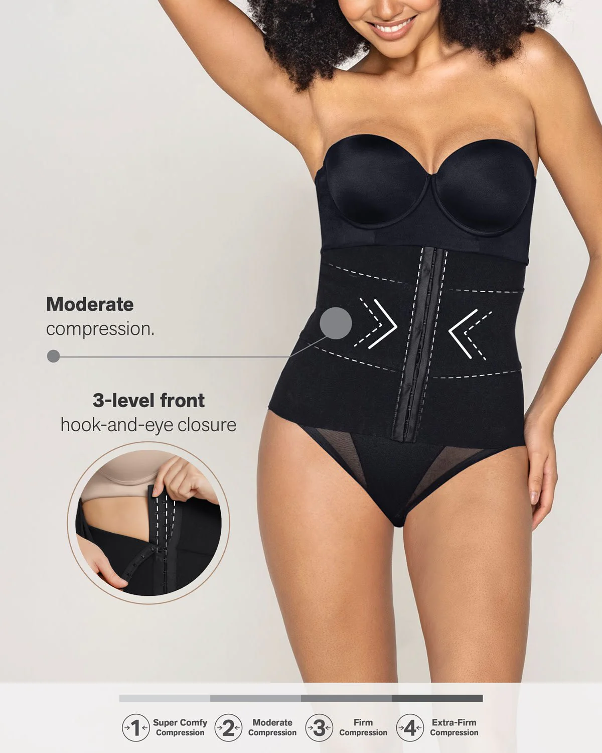 3-Belt Custom Waist Cincher with Lumbar Support - Image 12