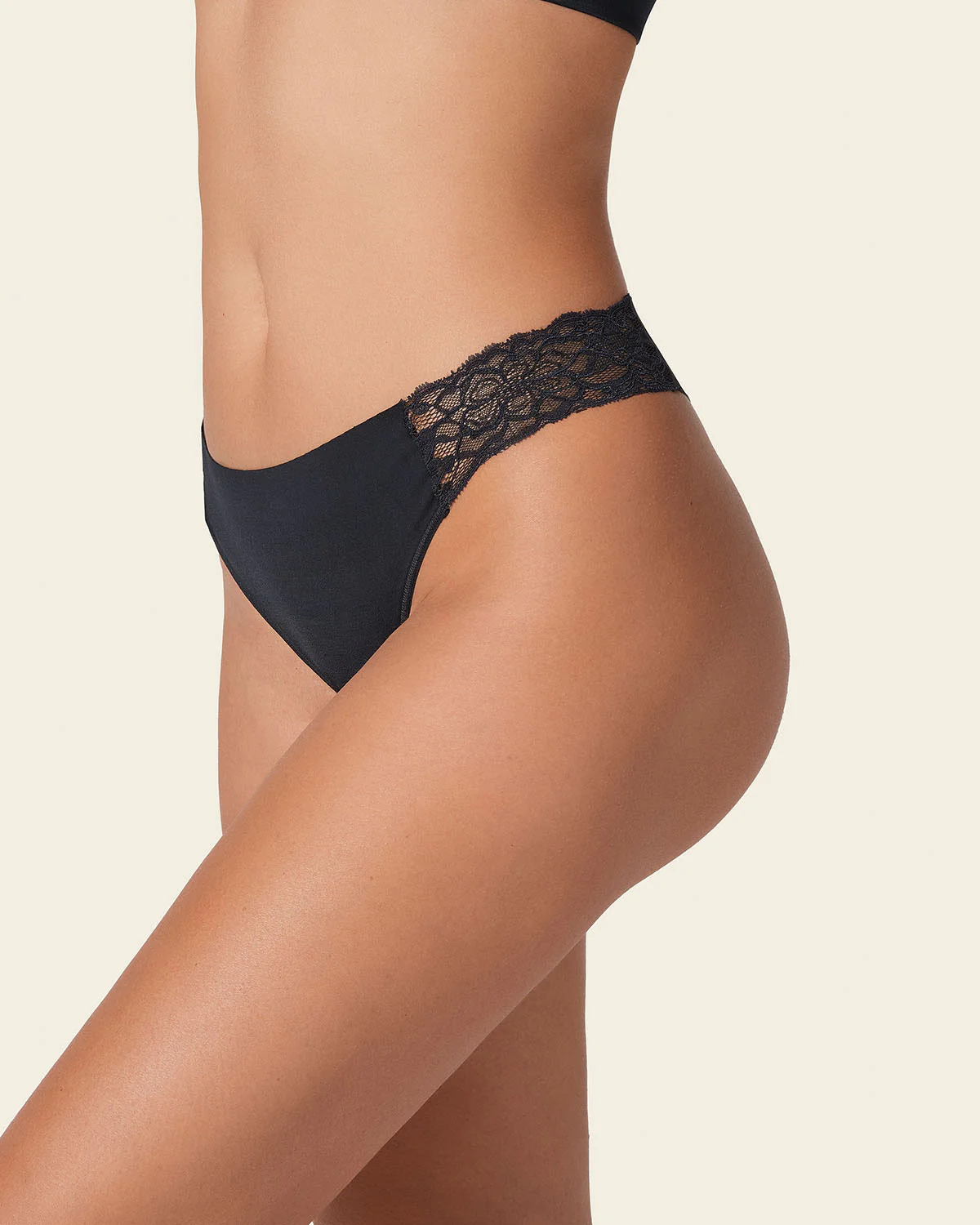 3-Pack Lace Side Seamless Thong Knickers - Image 9