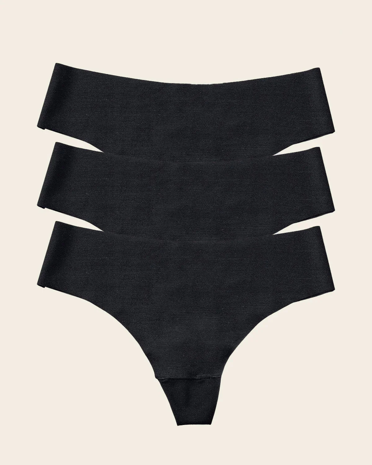 3-Pack No Ride-Up Seamless Thong knickers