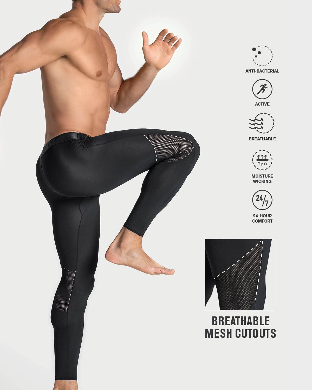 5-Pack Training Tights for Men - Image 15