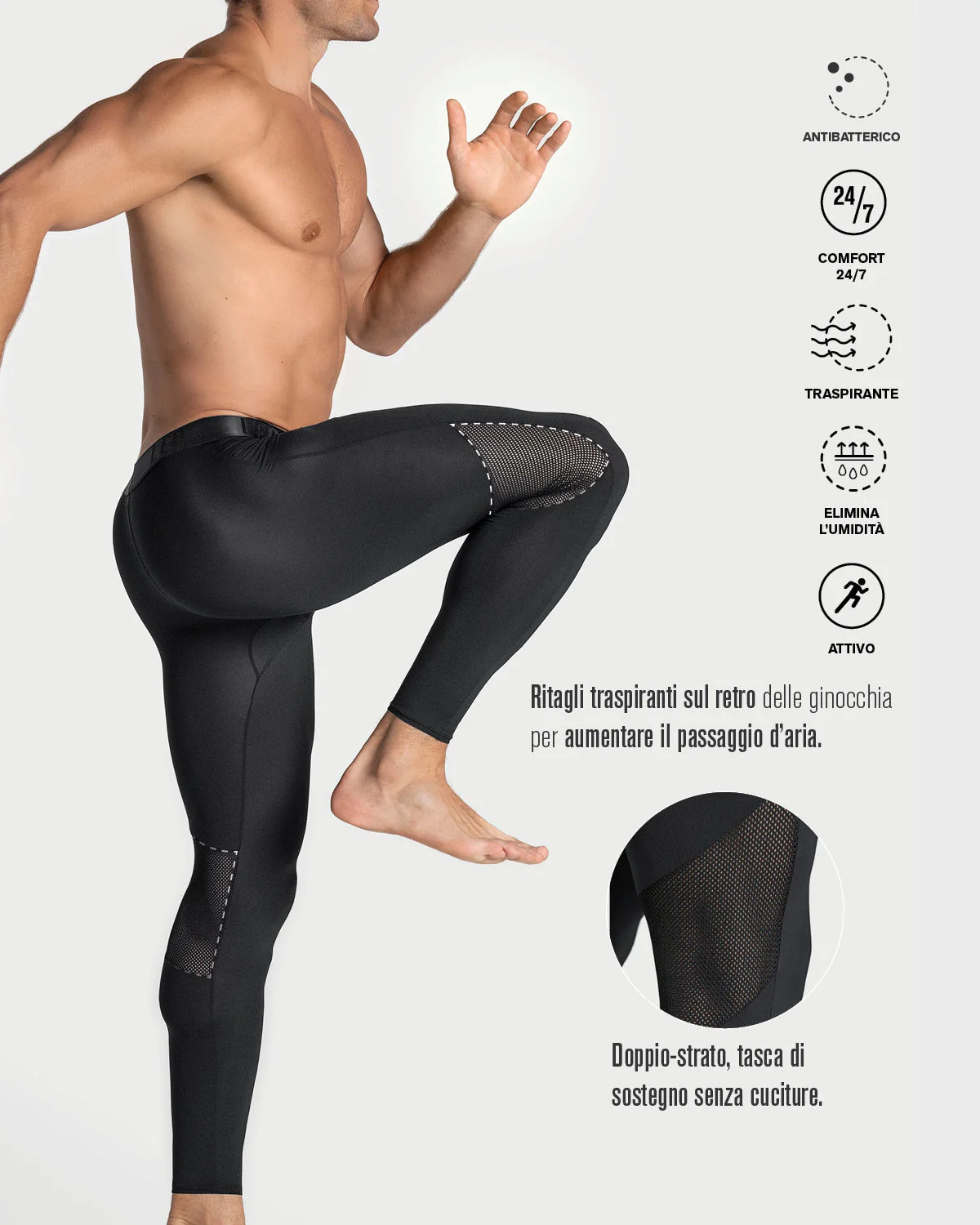 5-Pack Training Tights for Men - Image 17