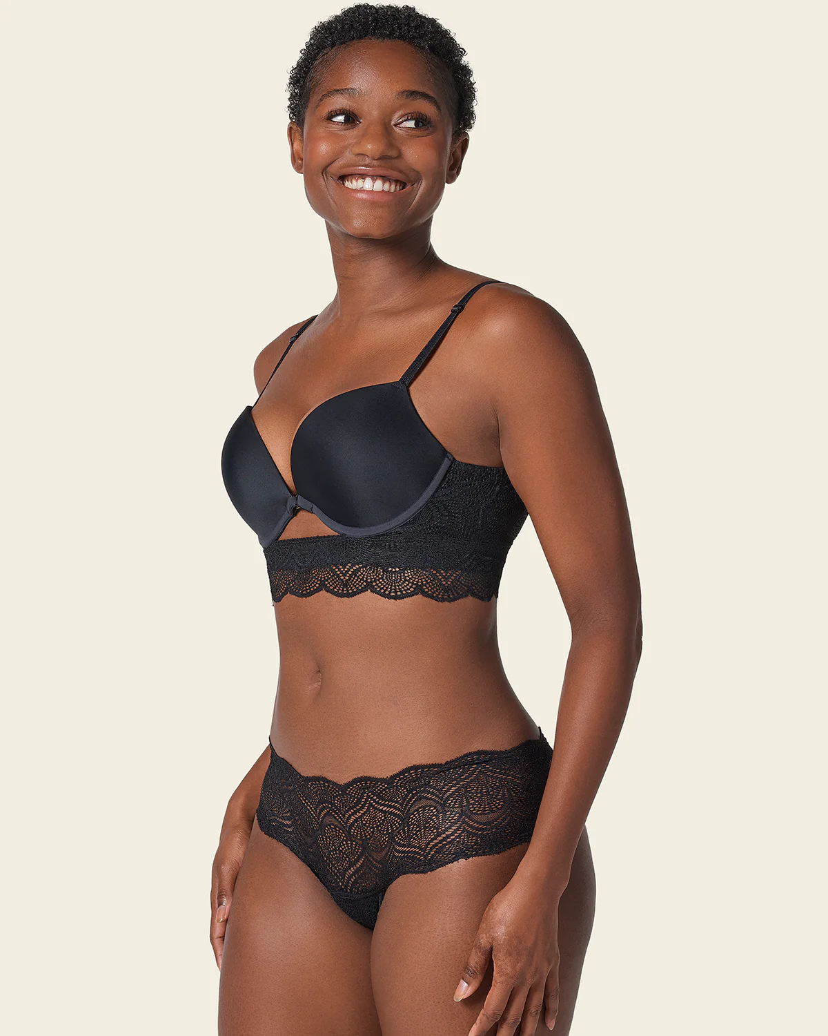 Cheeky Lace Hipster Knicker - Image 3