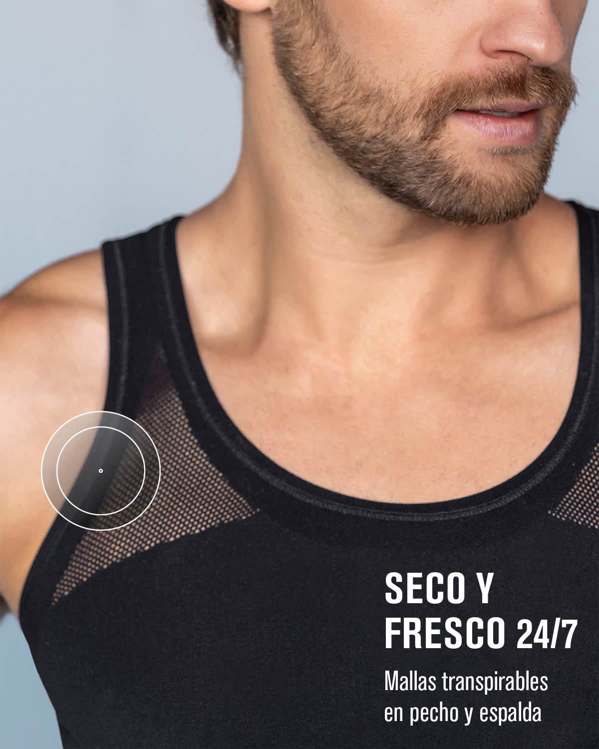Crew neck seamless compression tank - Image 10