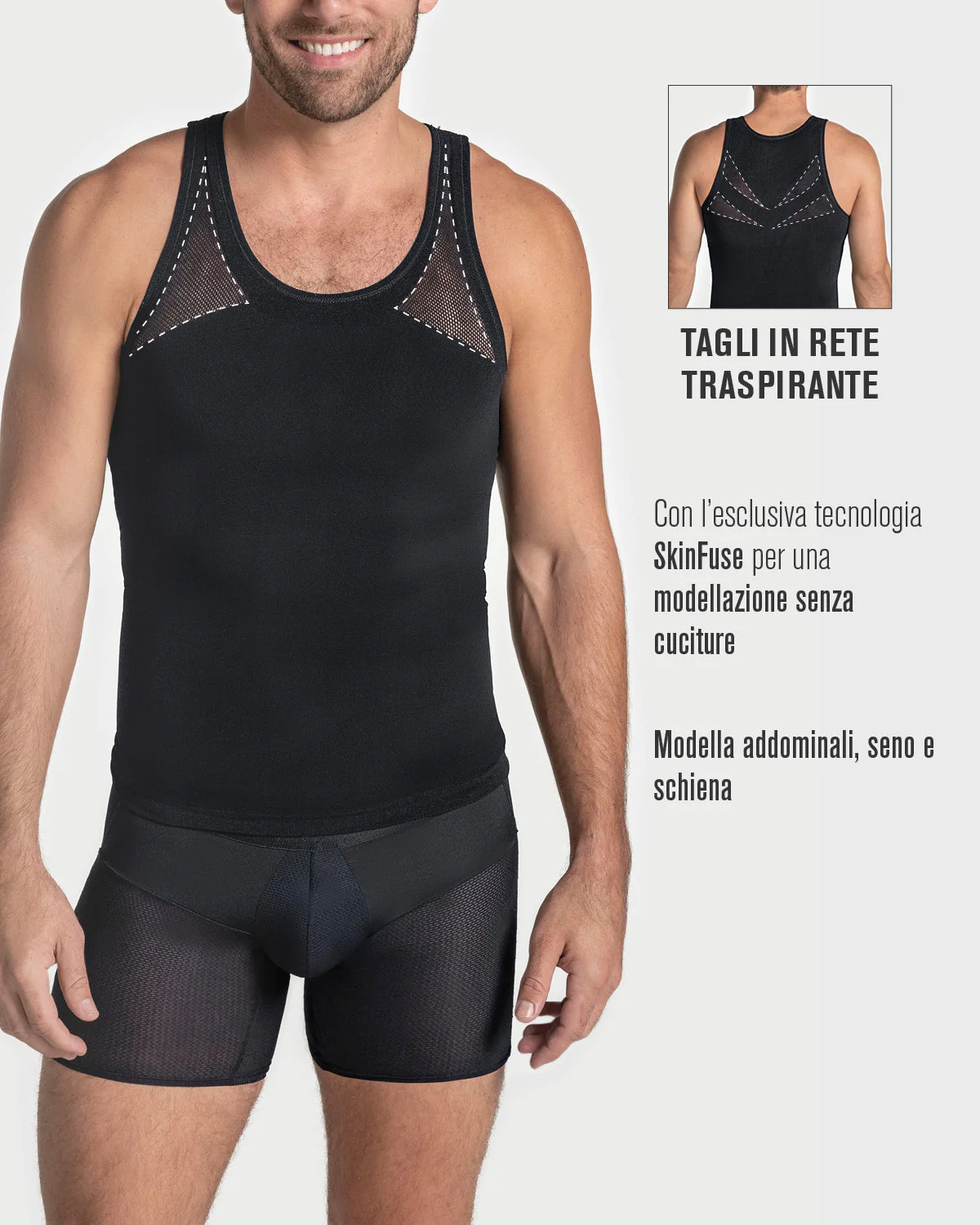 Crew neck seamless compression tank - Image 14