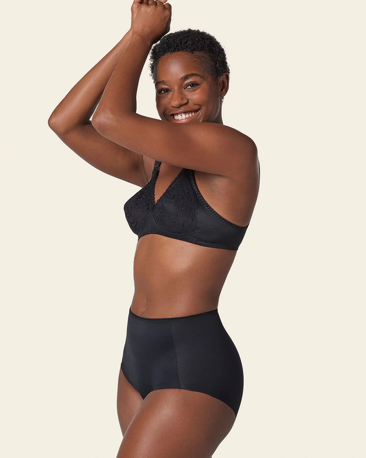Extra Coverage Support Wireless Bra with Lace Cups - Image 8