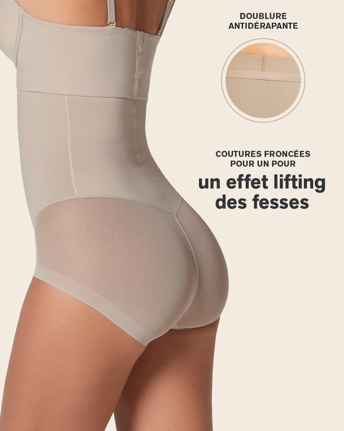 Extra High-Waisted Sheer Bottom Sculpting Shaper Knicker - Image 20