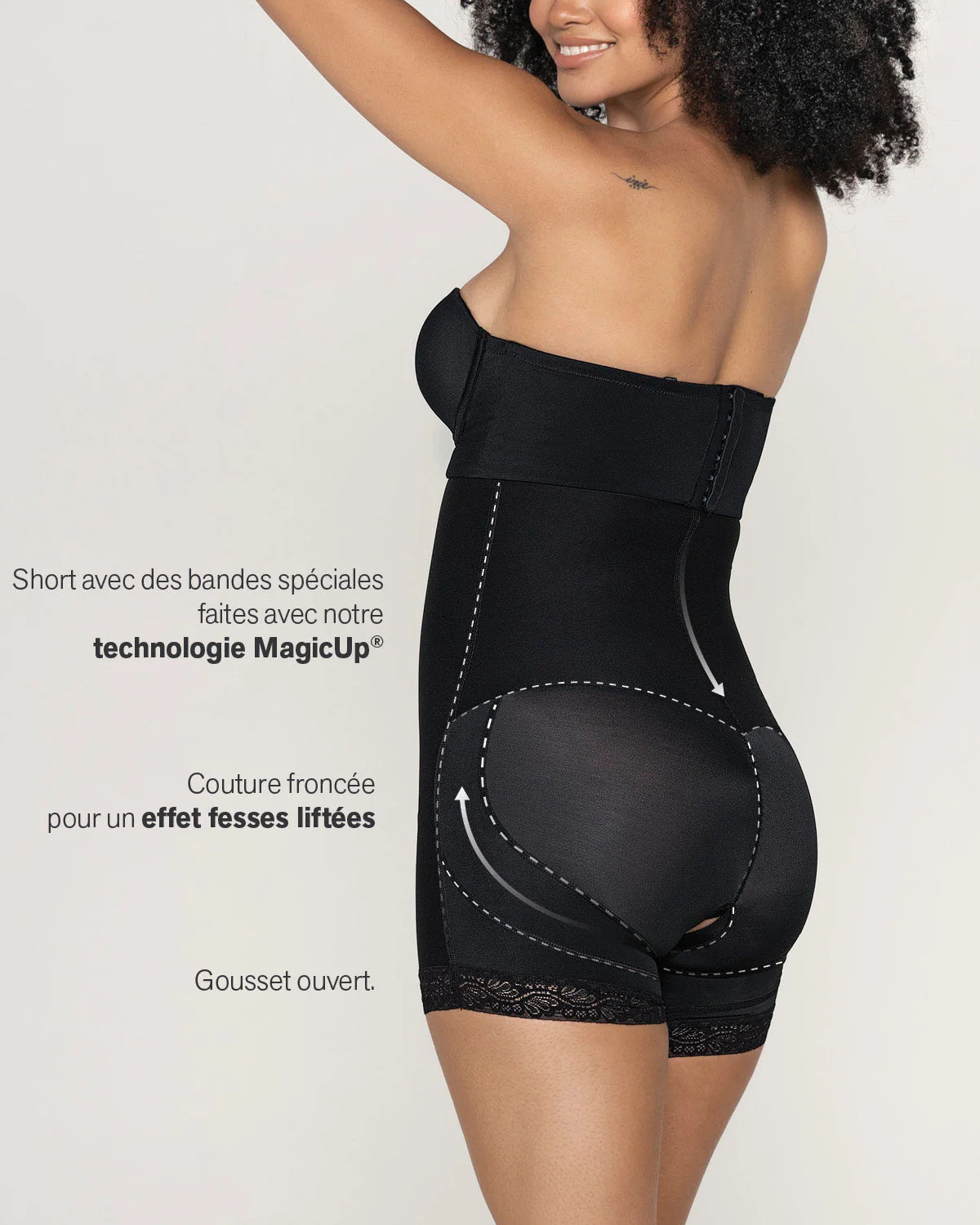 Firm Tummy Control Strapless Shaper with Bum Lifter - Image 16