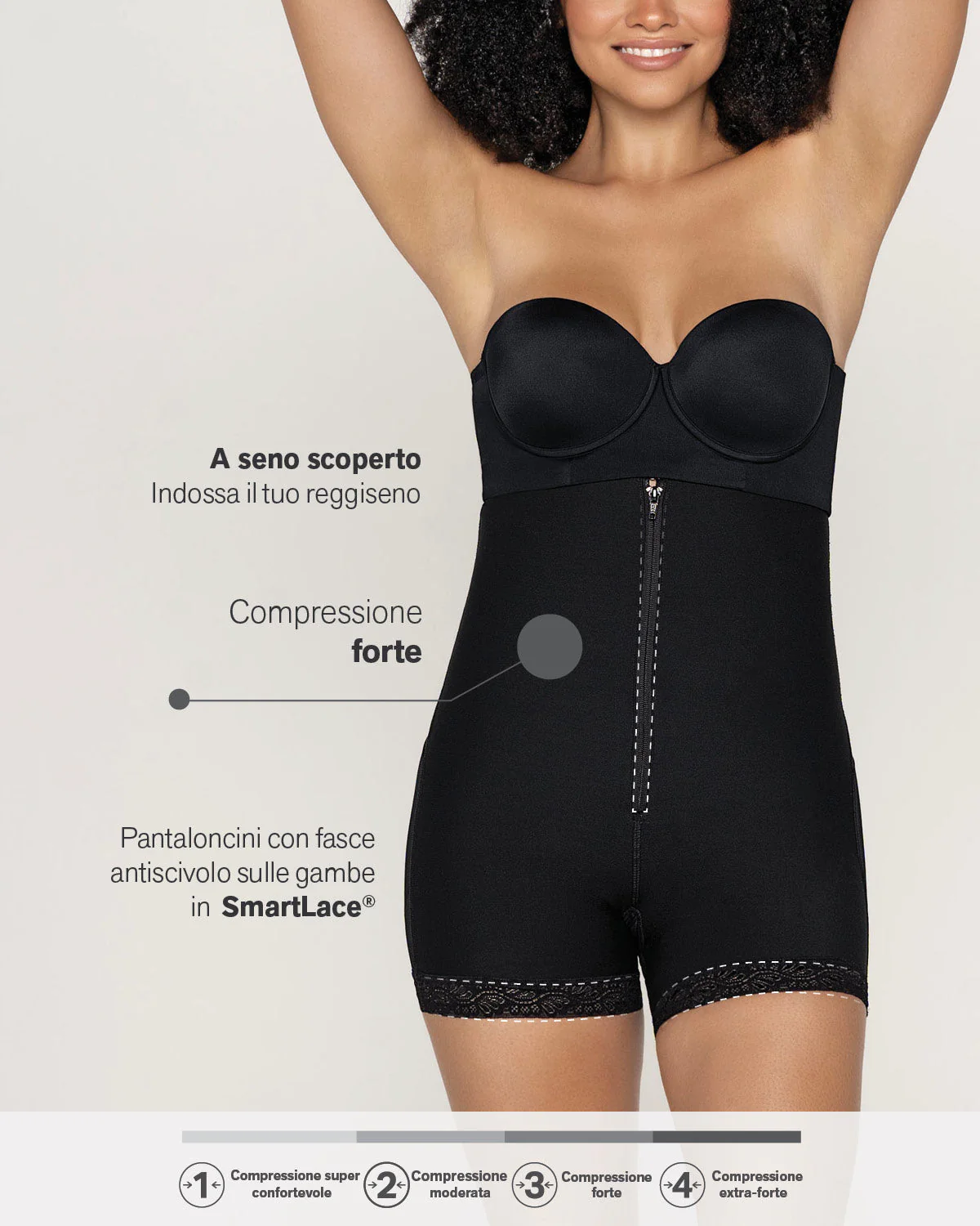 Firm Tummy Control Strapless Shaper with Bum Lifter - Image 17