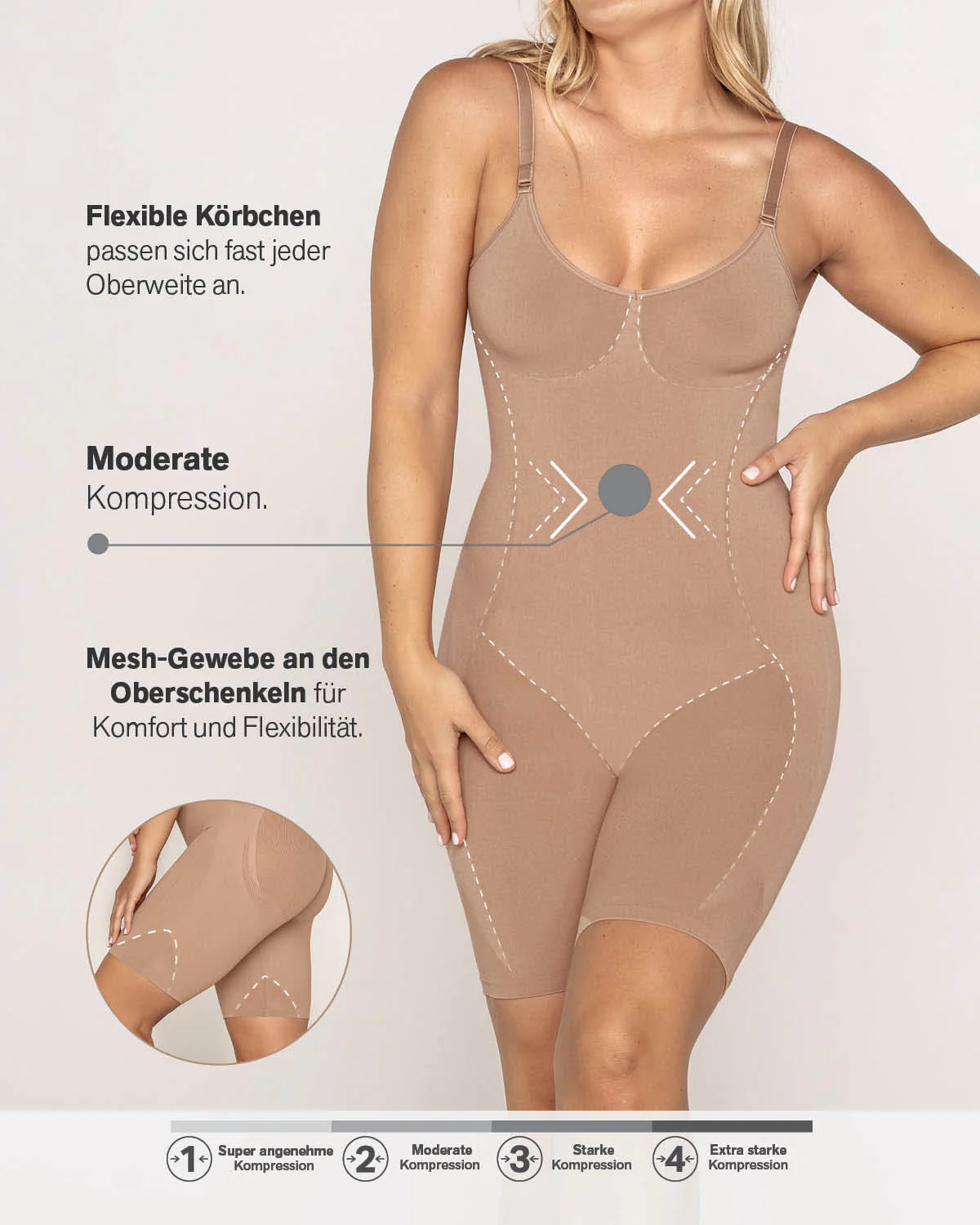 Full Coverage Seamless Shaping Bodysuit - Image 16