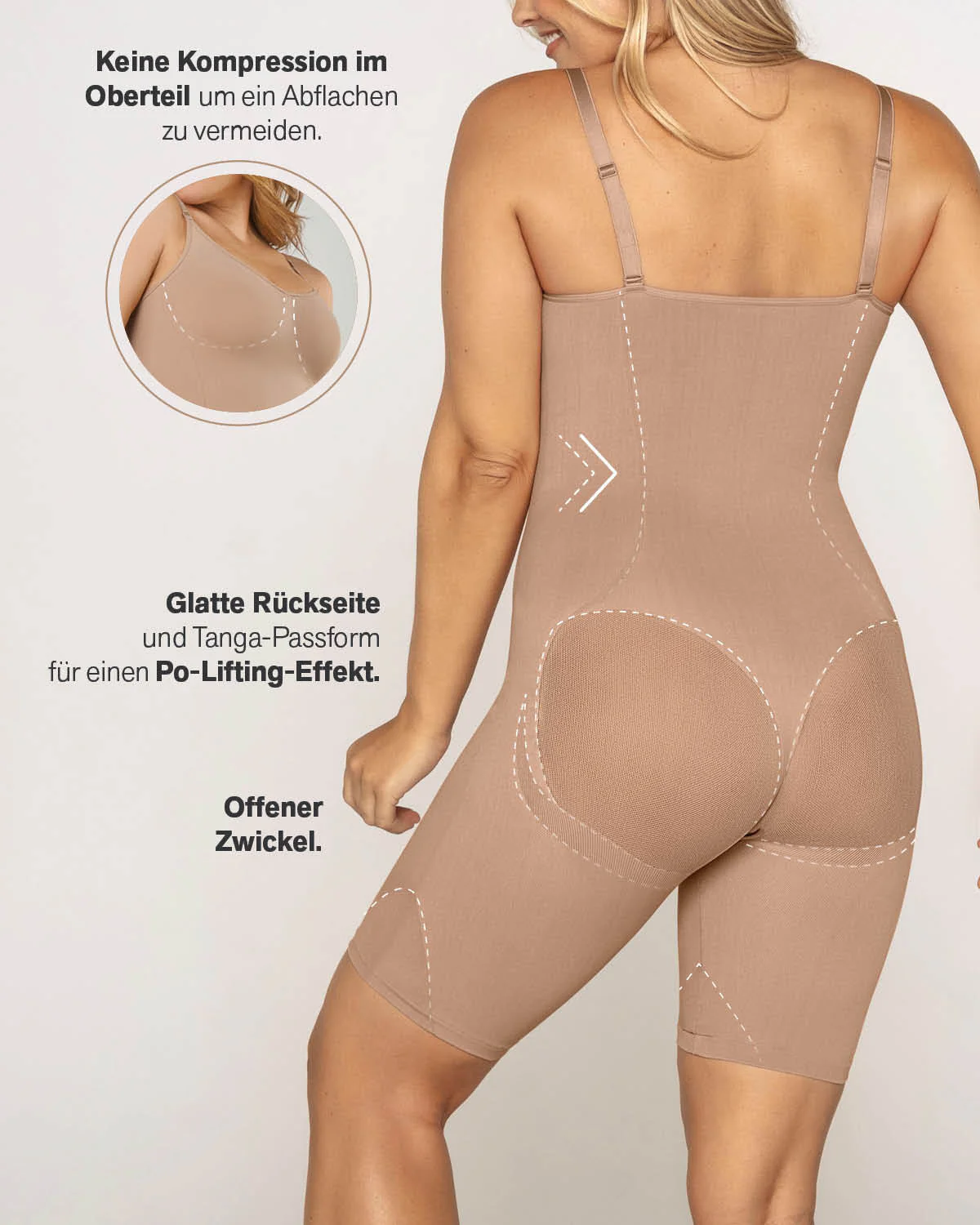Full Coverage Seamless Shaping Bodysuit - Image 17