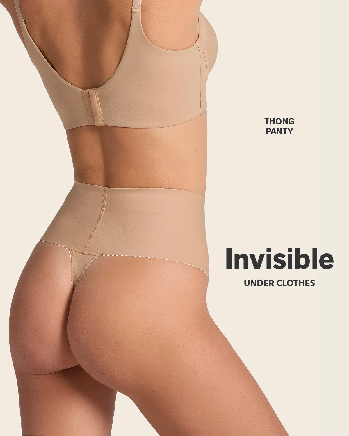 High-Tech High-Waisted Sculpting Thong - Image 11