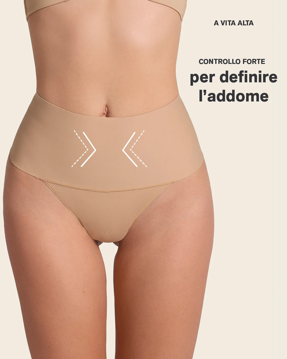 High-Tech High-Waisted Sculpting Thong - Image 14