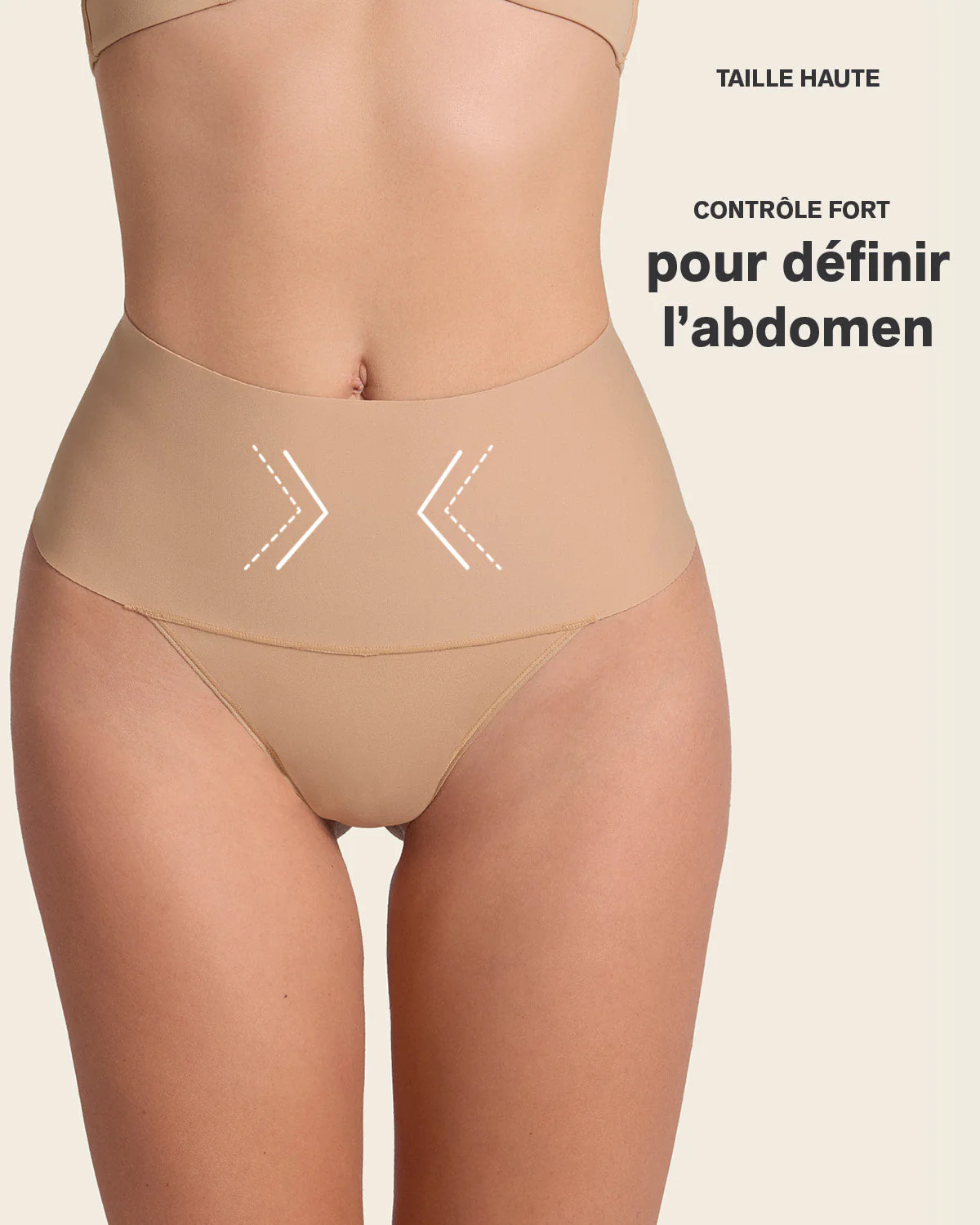 High-Tech High-Waisted Sculpting Thong - Image 16