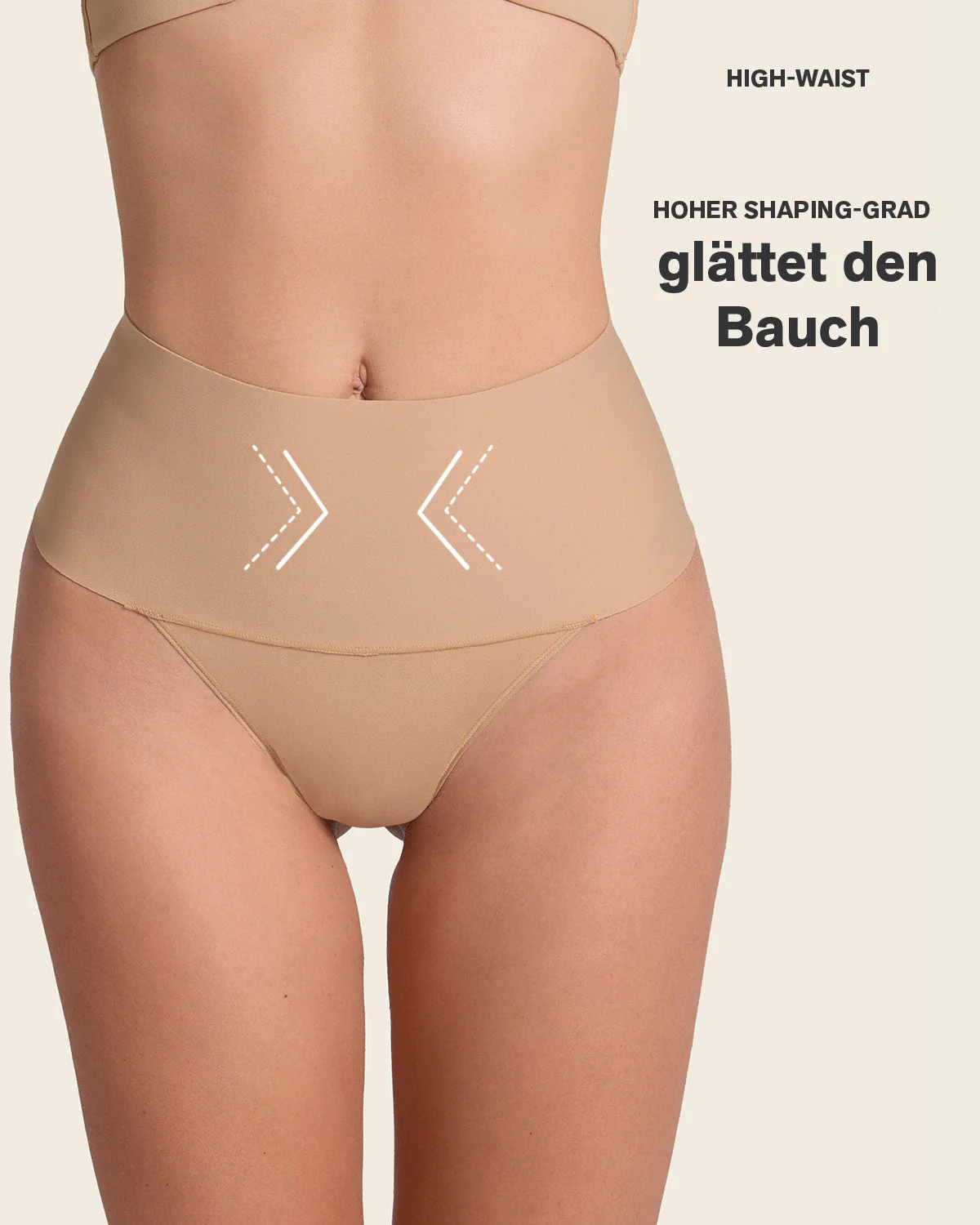 High-Tech High-Waisted Sculpting Thong - Image 18