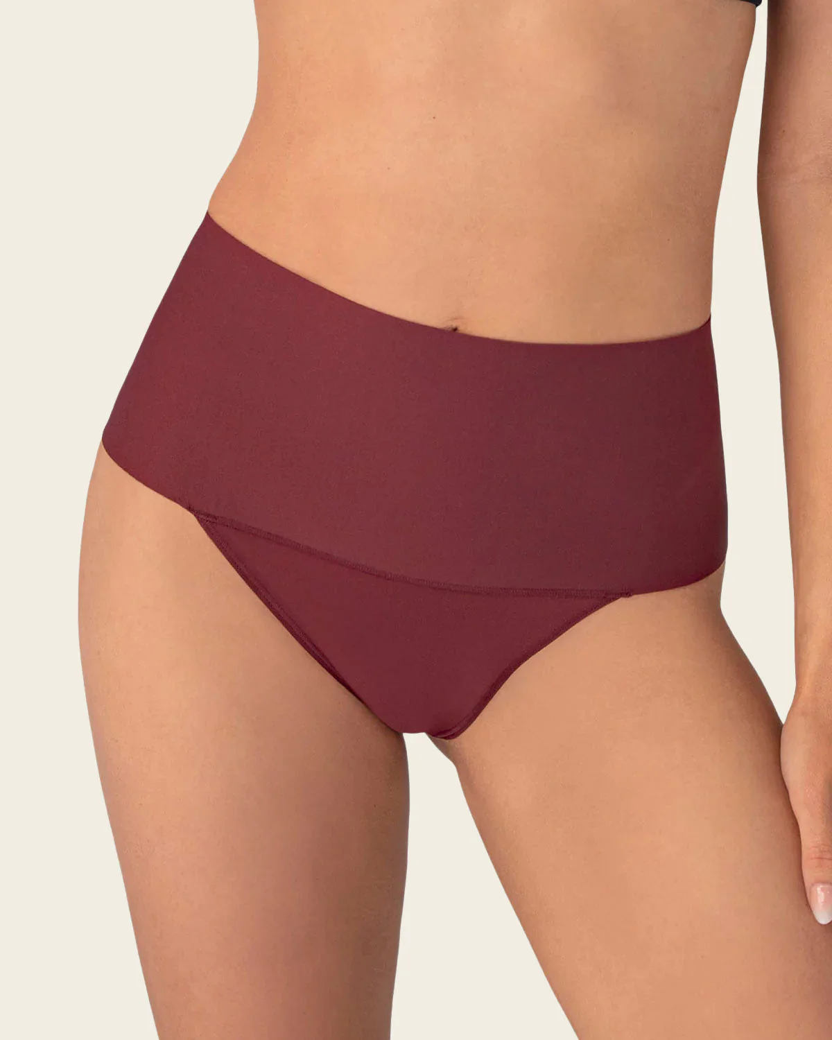 High-Tech High-Waisted Sculpting Thong - Image 20