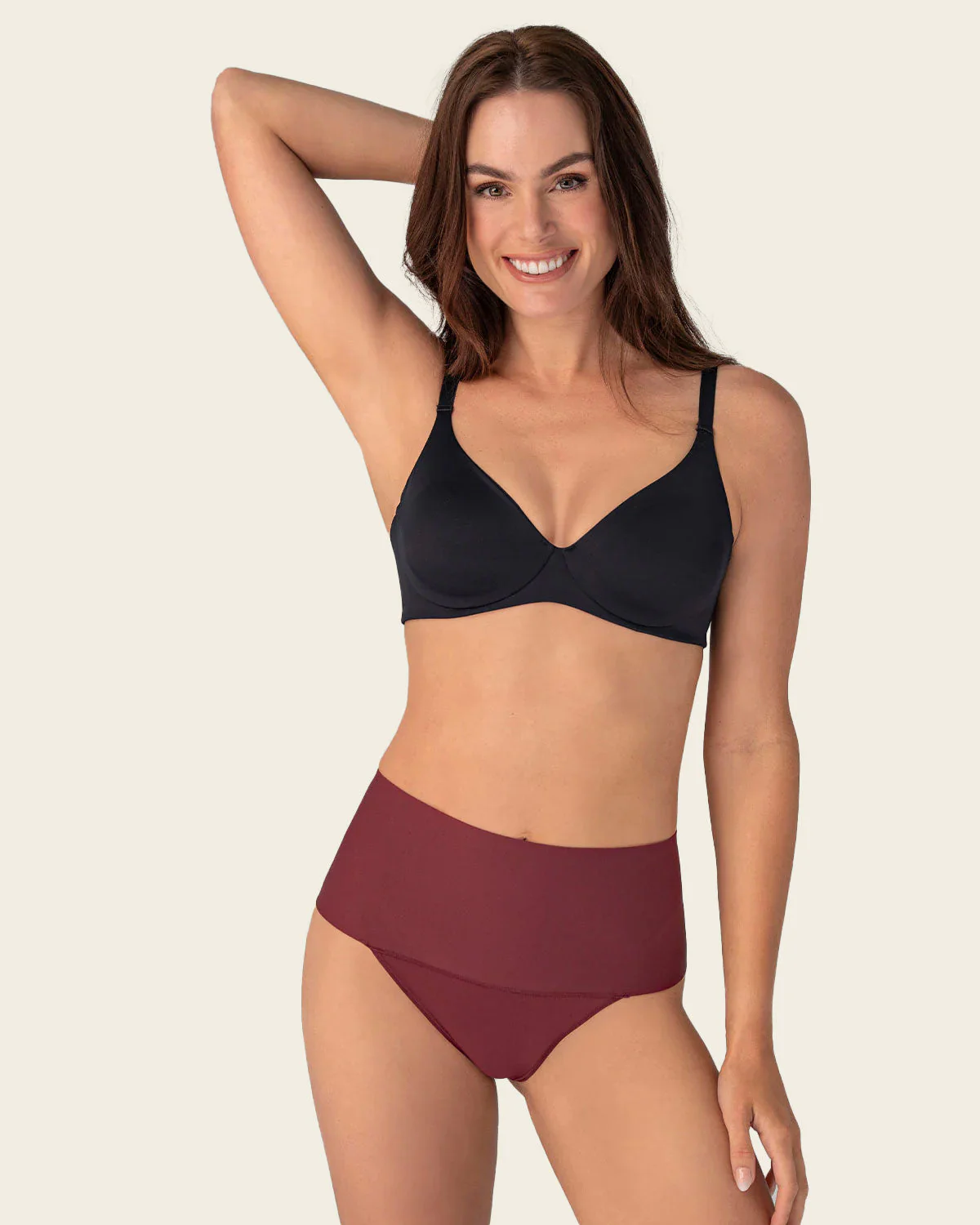 High-Tech High-Waisted Sculpting Thong - Image 23