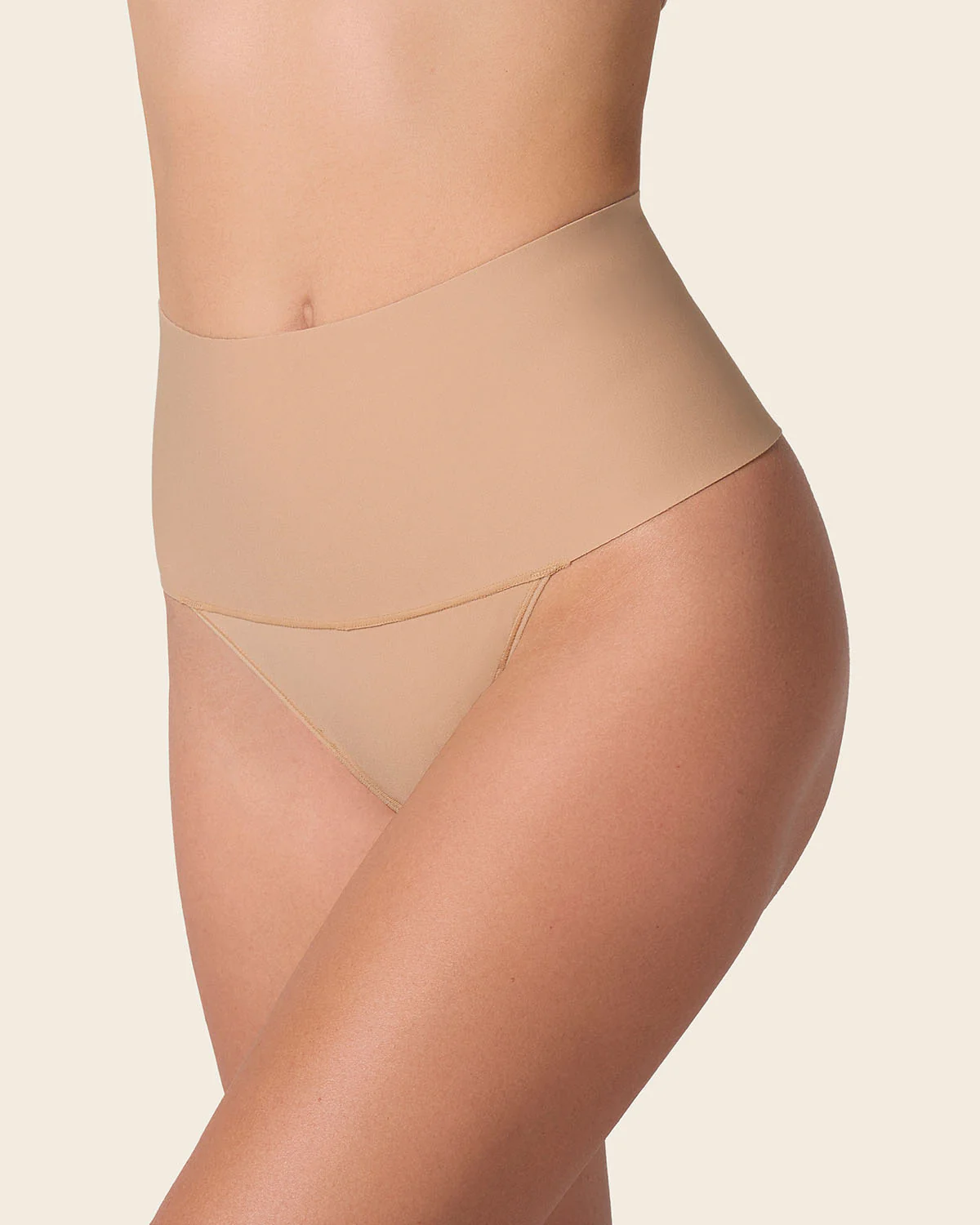 High-Tech High-Waisted Sculpting Thong - Image 8