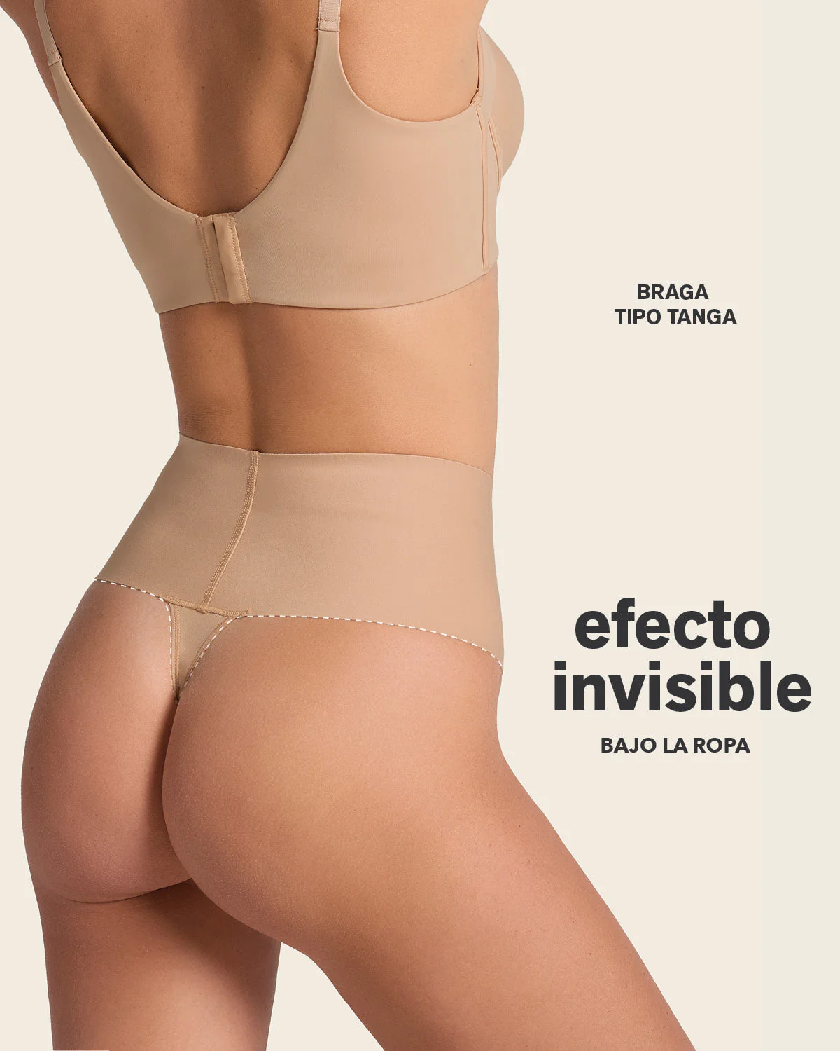 High-Tech High-Waisted Sculpting Thong - Image 9