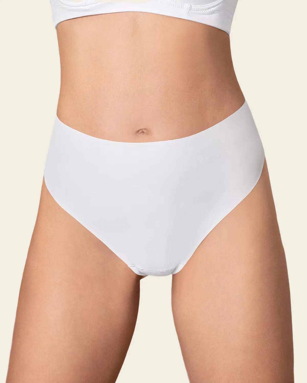 High-Waisted Invisible Microfiber Thong knicker - Image 8