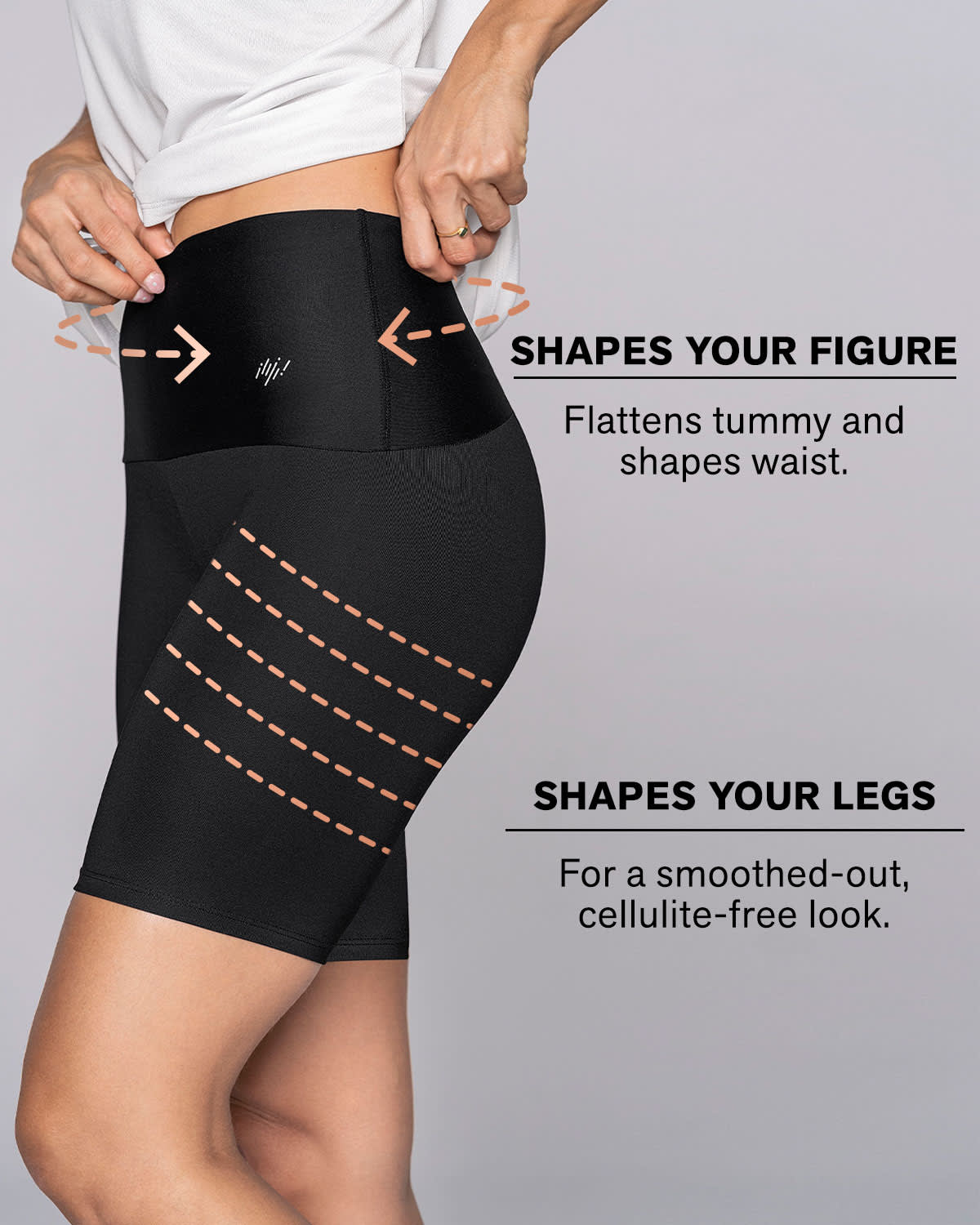 High-Waisted Knee-Length Shaper Bike Short - Image 14