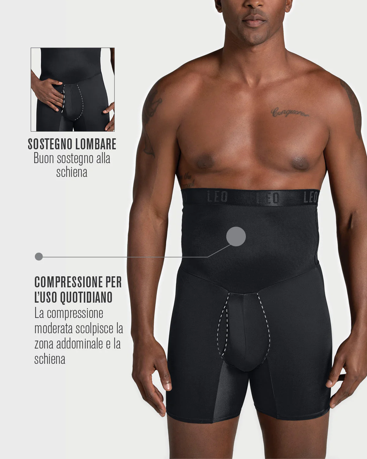 High-waisted stomach shaper boxer brief - Image 5