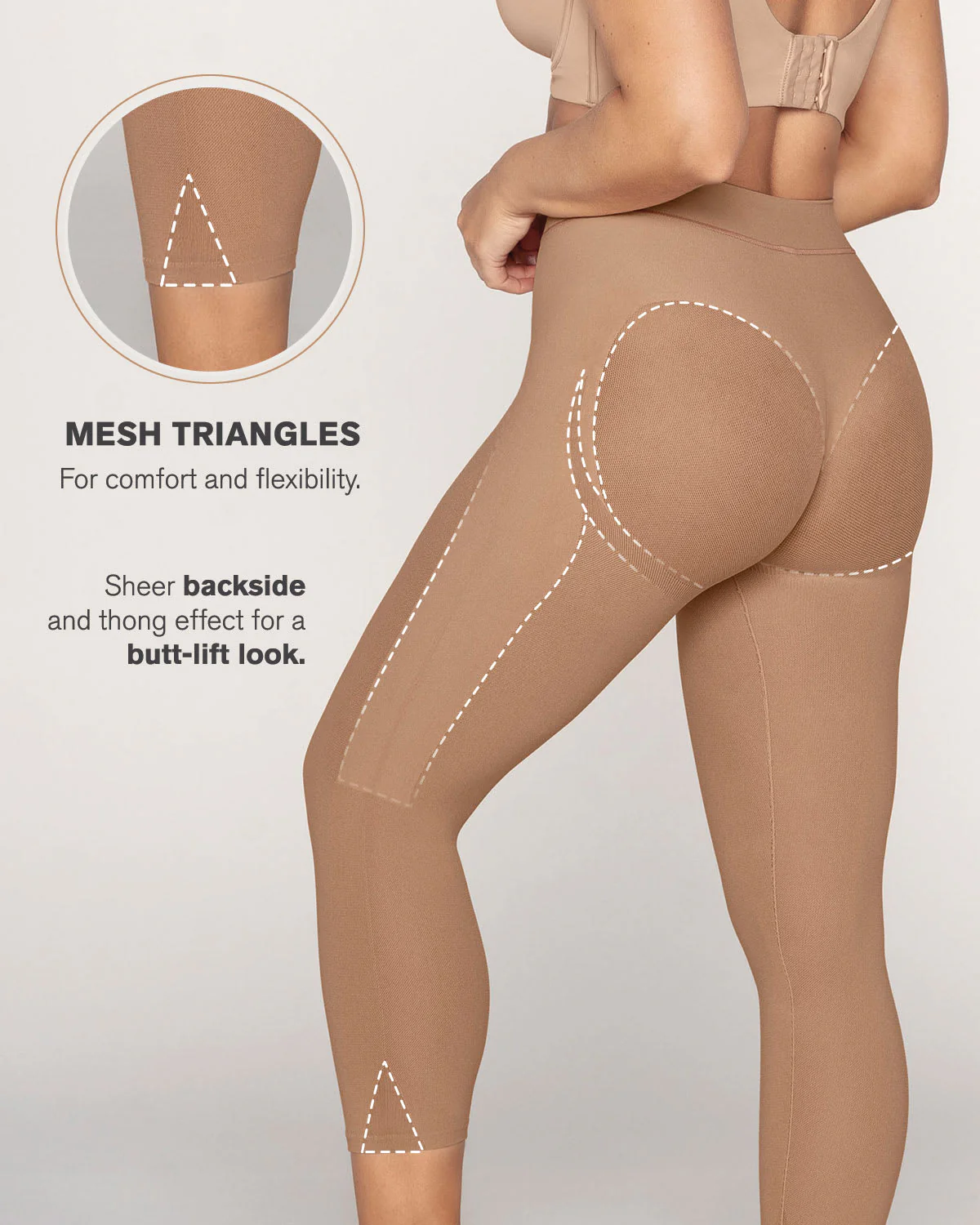 Invisible High-Waisted Capri Shaper - Image 11