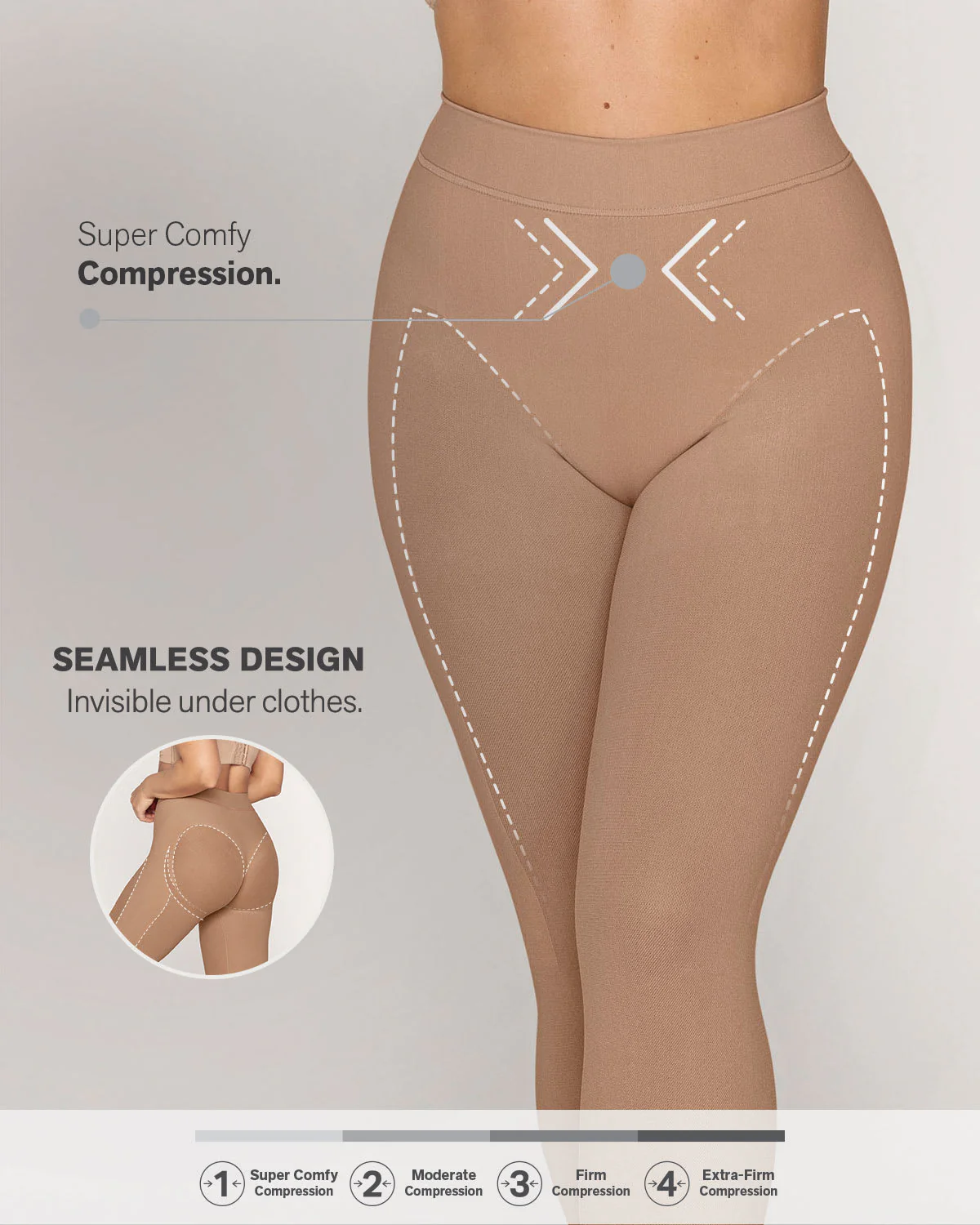Invisible High-Waisted Capri Shaper - Image 12