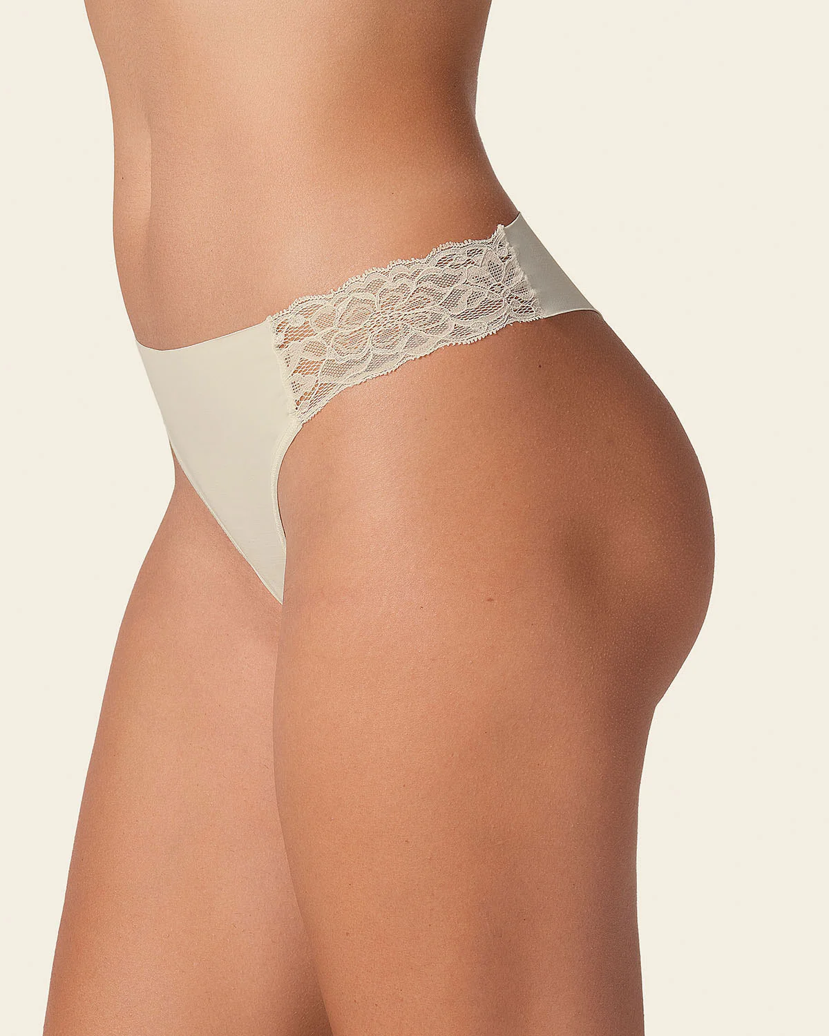 Lace Side Seamless String Knicker - Image 5