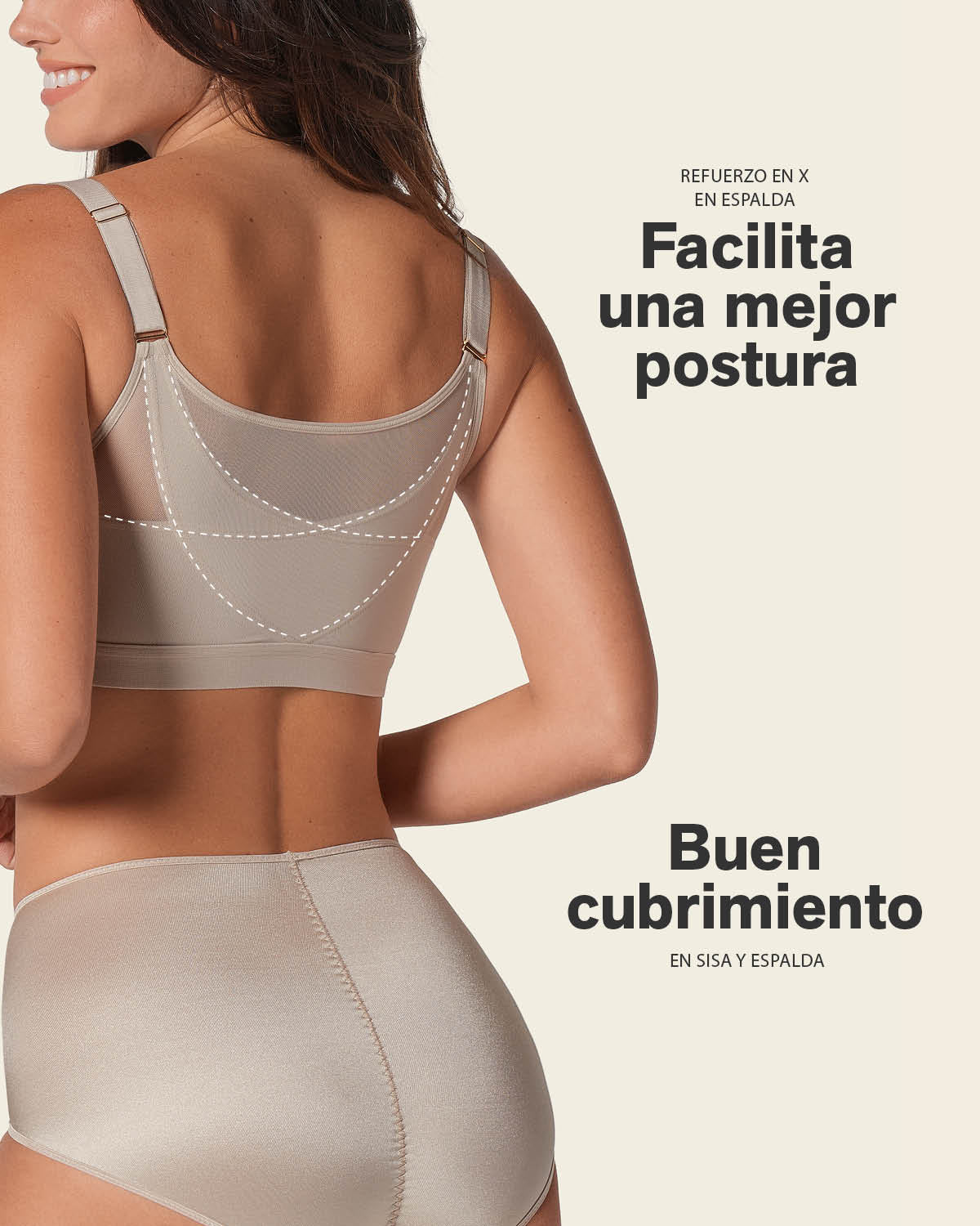 Lightly Lined Wireless Posture Corrector Bra - Image 14