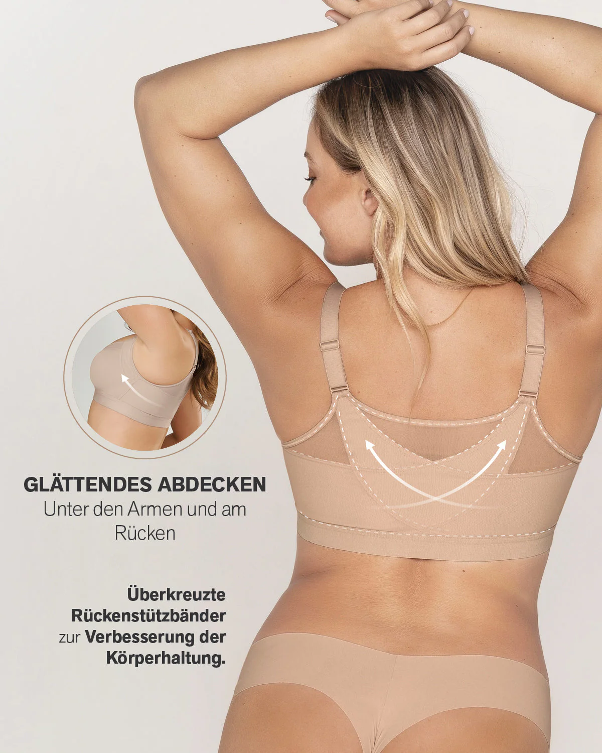 Lightly Lined Wireless Posture Corrector Bra - Image 23
