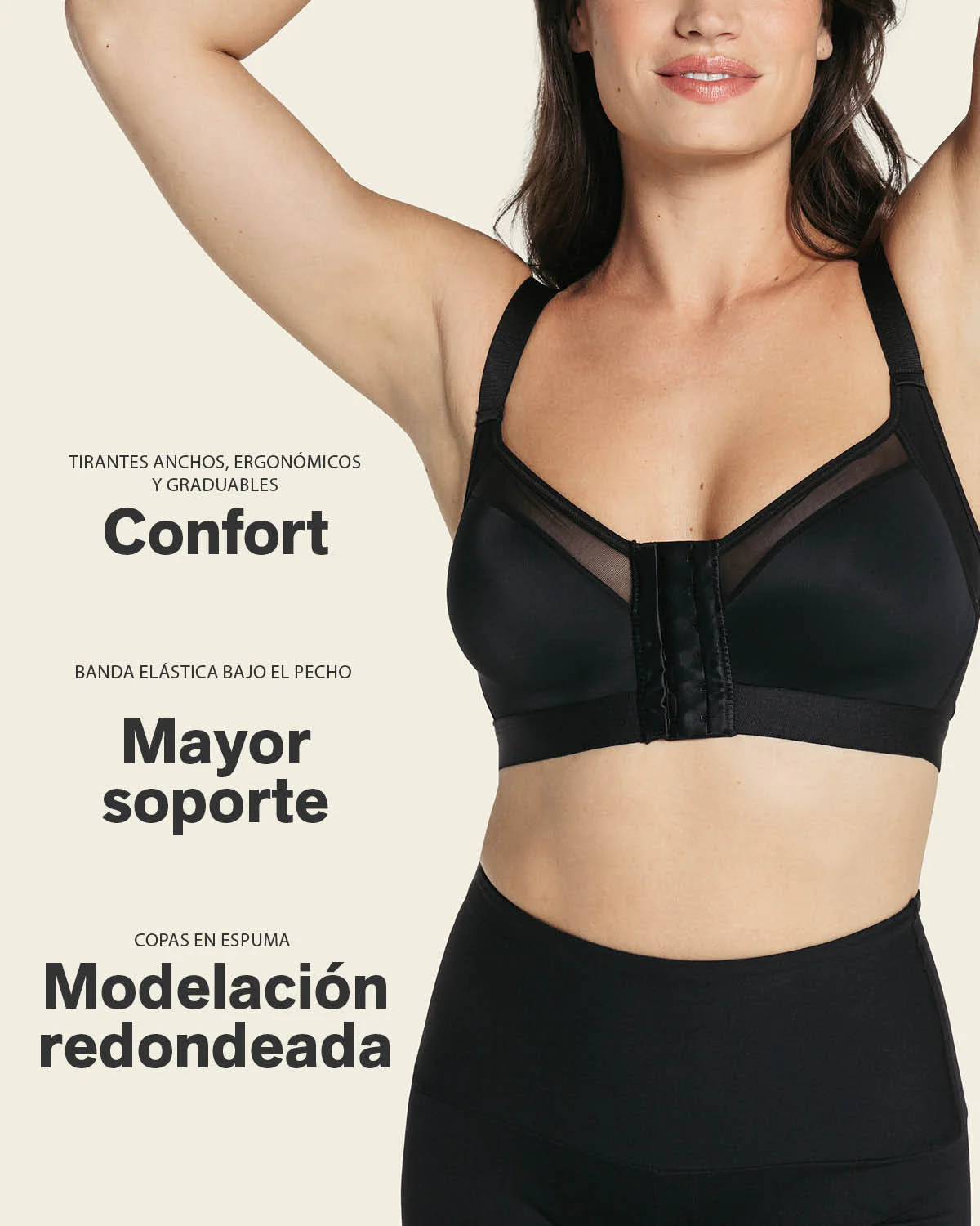 Lightly Lined Wireless Posture Corrector Bra - Image 6