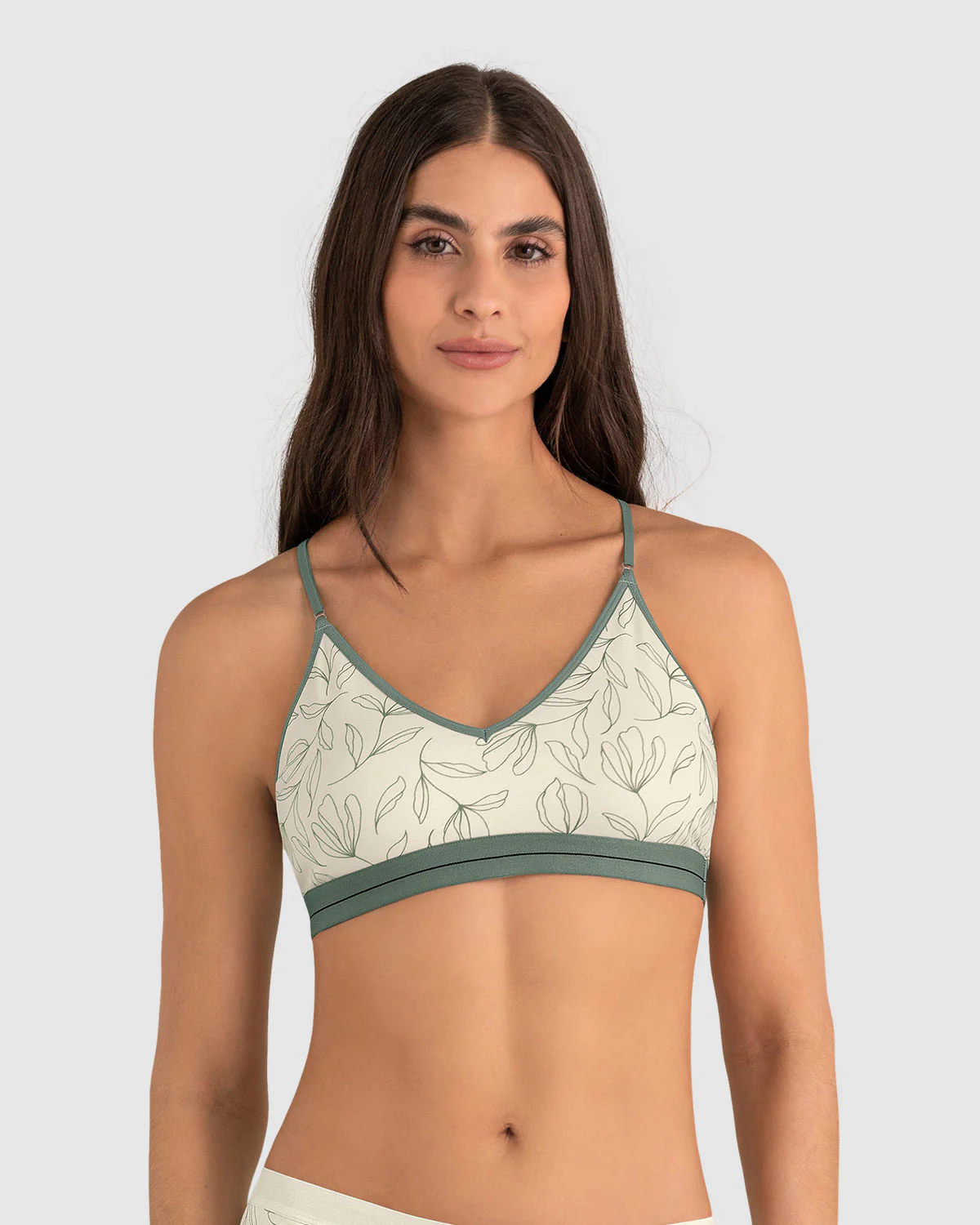 Logo Band Strech Cotton Pullover Bra - Image 14