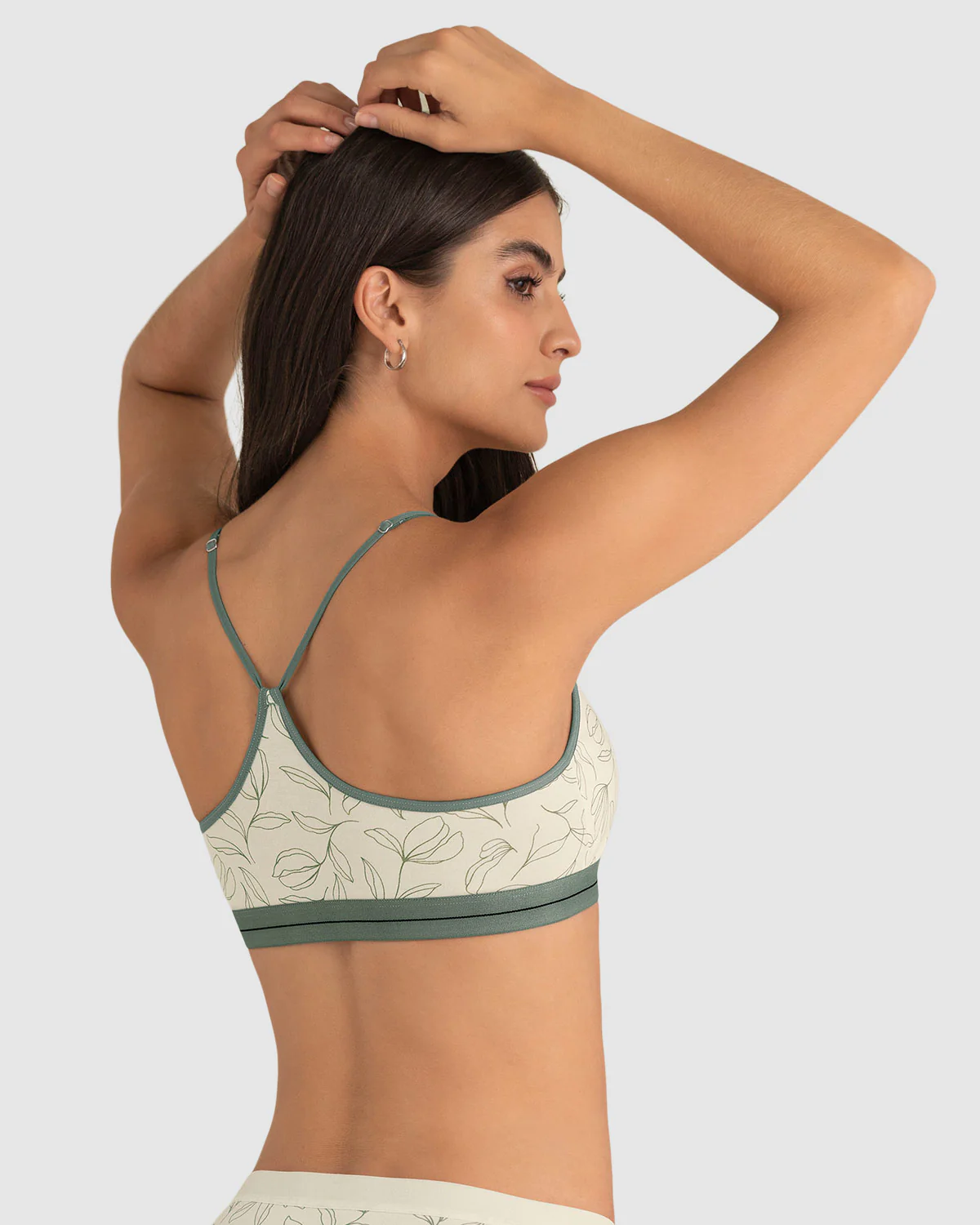 Logo Band Strech Cotton Pullover Bra - Image 15