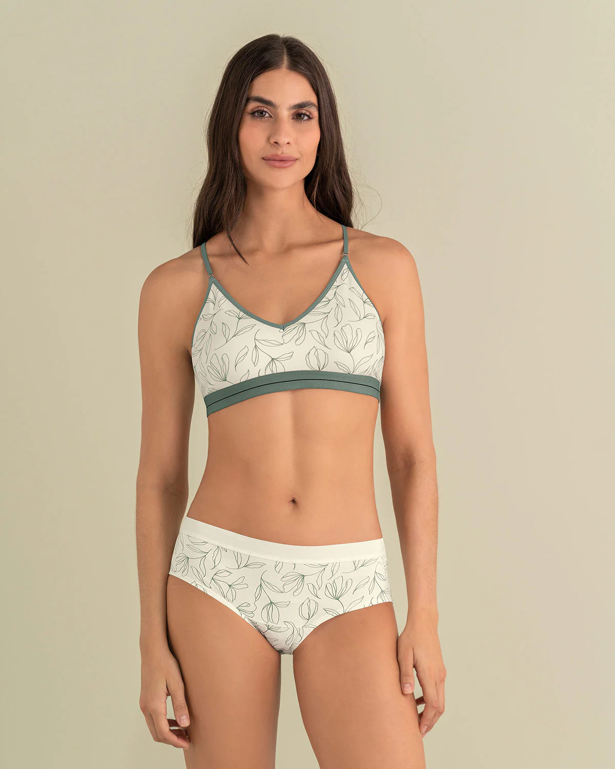 Logo Band Strech Cotton Pullover Bra - Image 16