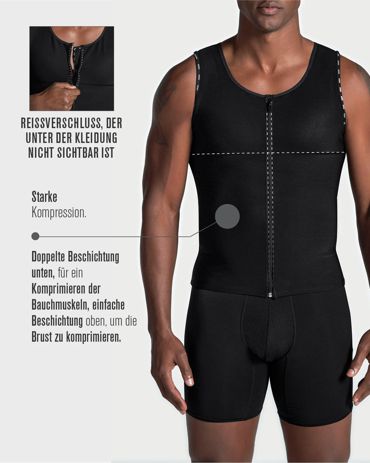 Max/Force firm compression vest with back support - Image 15
