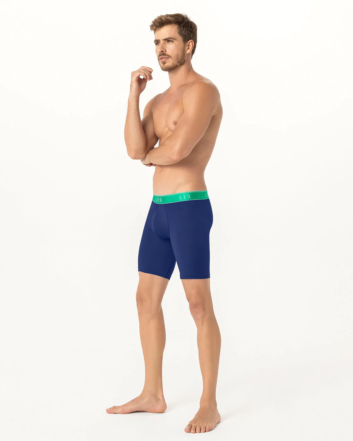 Microfiber Long Boxer Brief with Ergonomic Pouch - Image 17