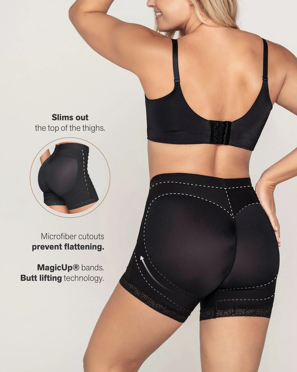 Mid-Rise Sculpting Bum Lifter Shaper Short - Image 14