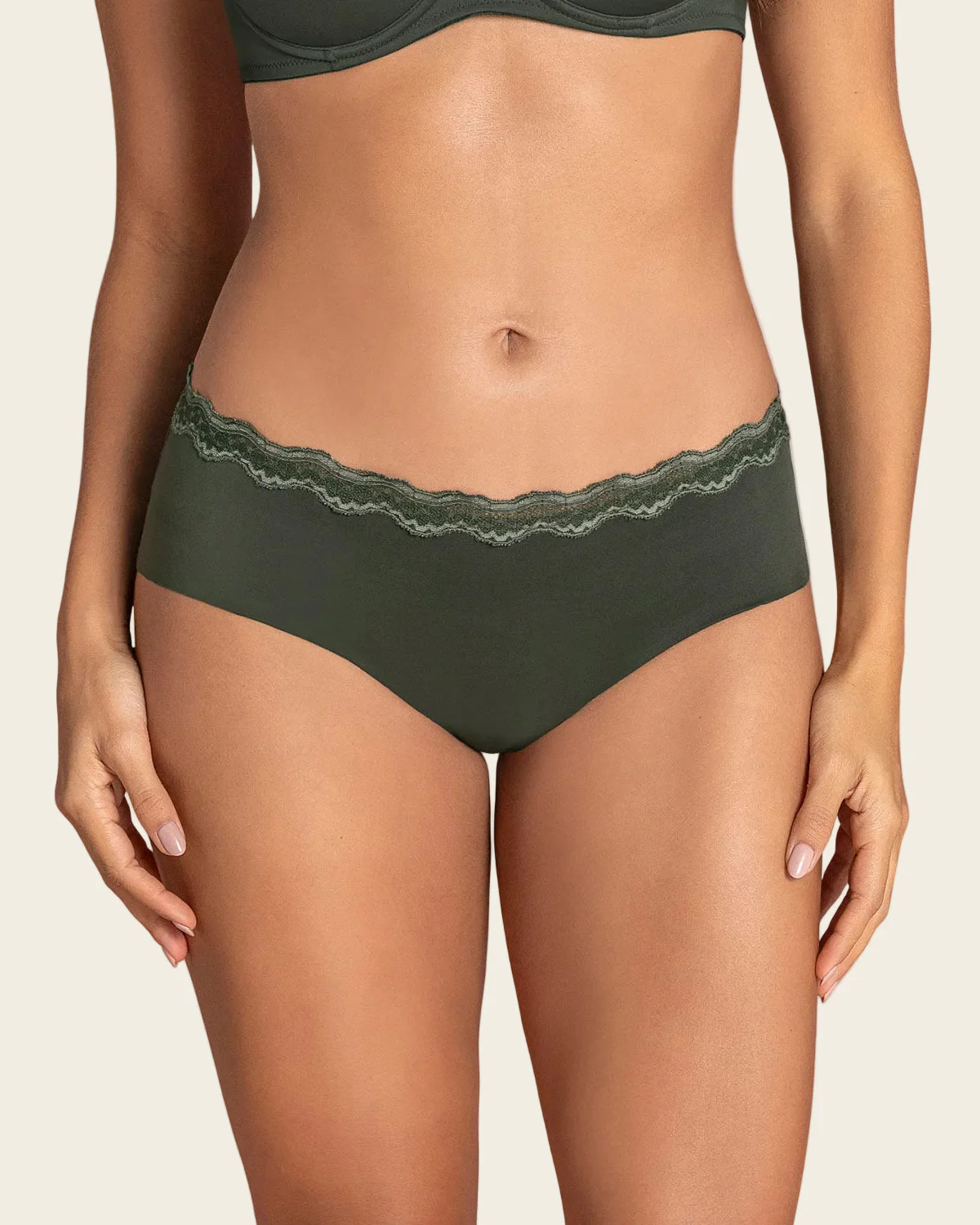 Midrise Lace Waistband Cheeky knicker - Image 26