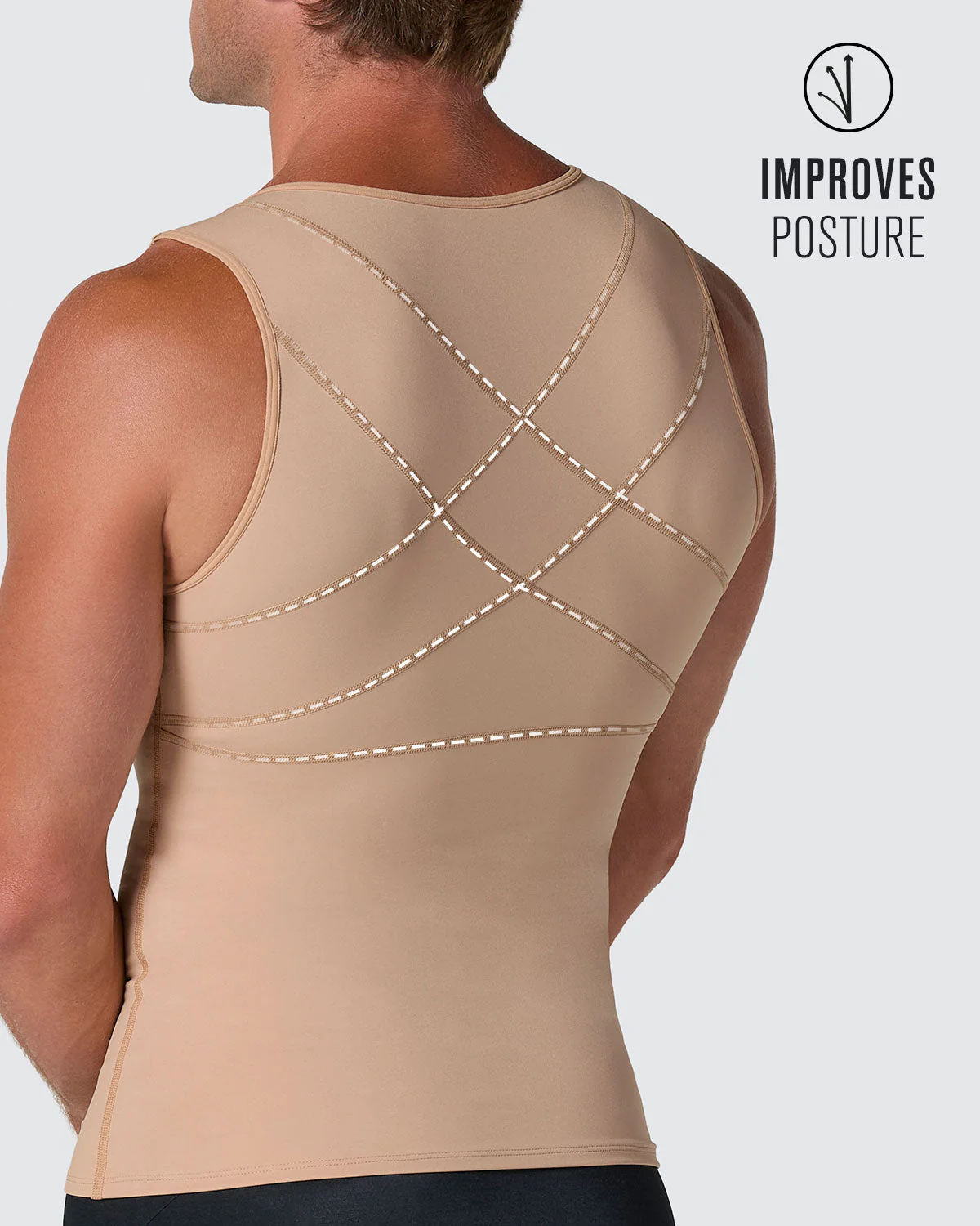 Moderate Shaper Vest with Double-Layered Abs & Back Support - Image 2