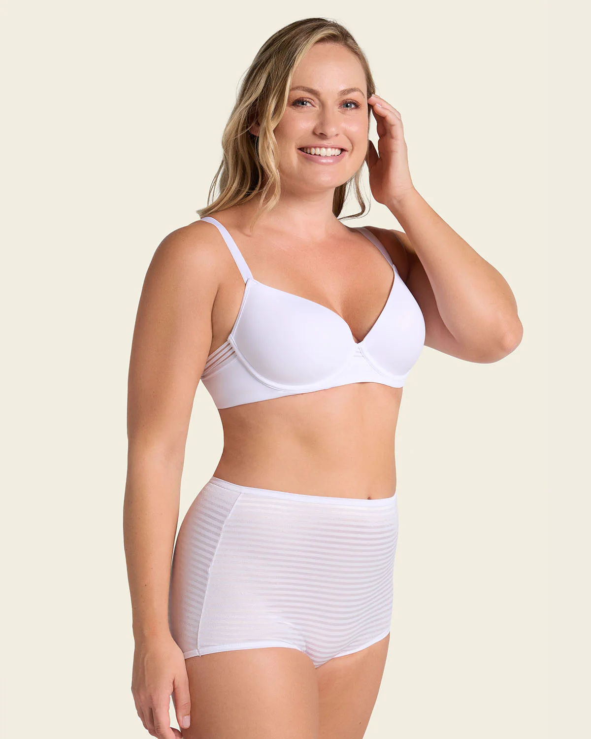 Natural Look Lightly Lined Underwire T-shirt Bra - Image 2