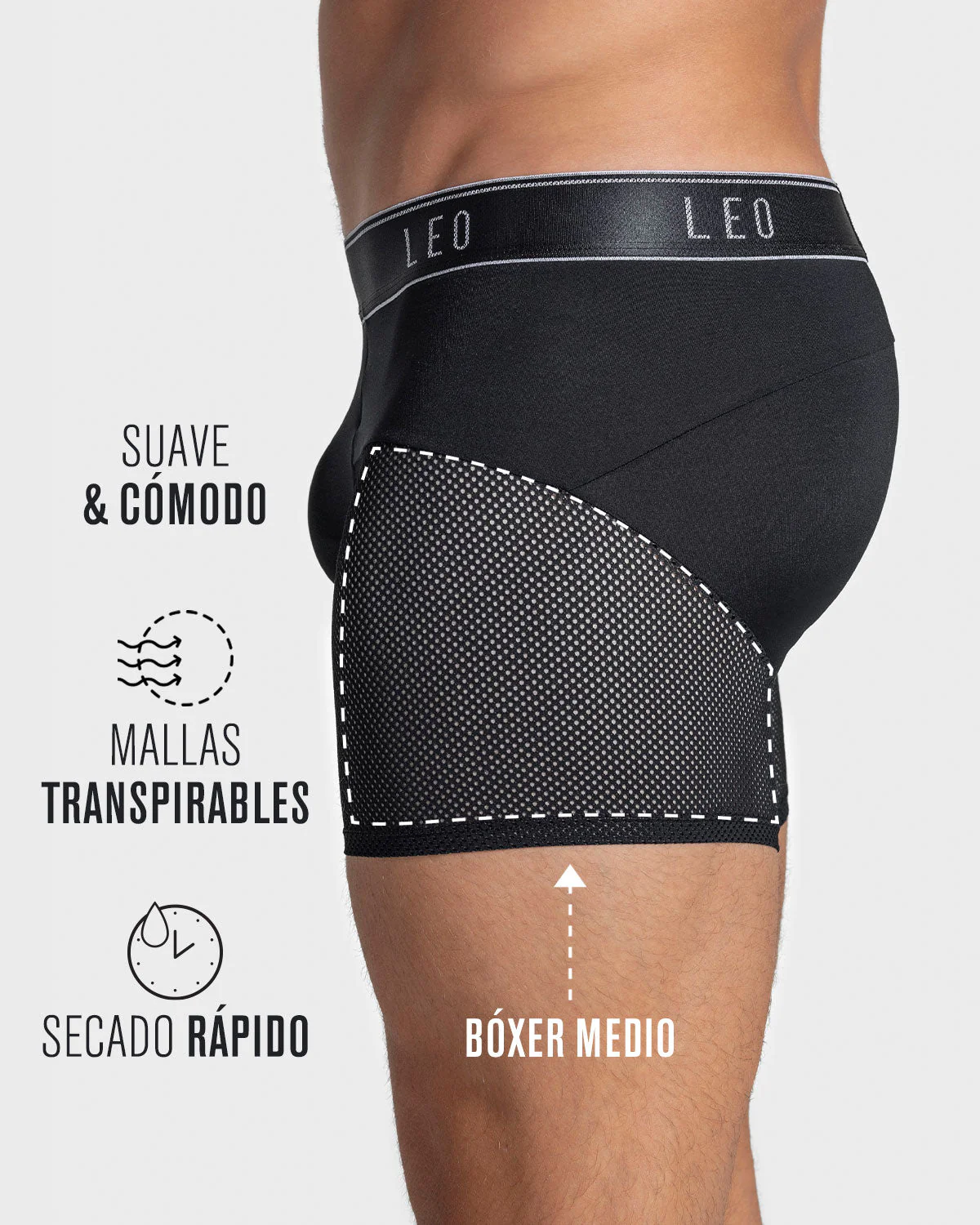 3-Pack High-Tech Mesh Boxer Briefs with Ergonomic Pouches - Image 15
