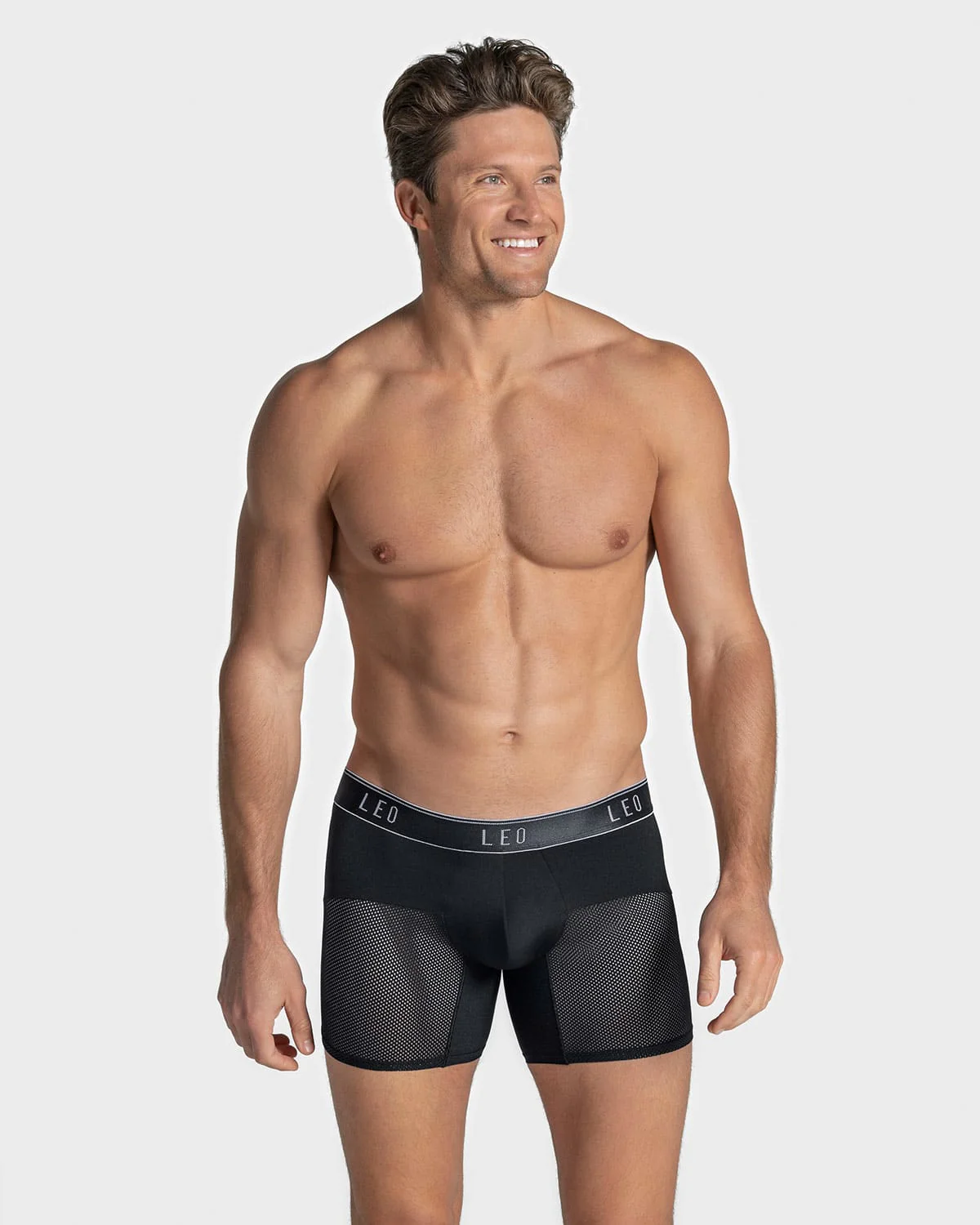 3-Pack High-Tech Mesh Boxer Briefs with Ergonomic Pouches - Image 4
