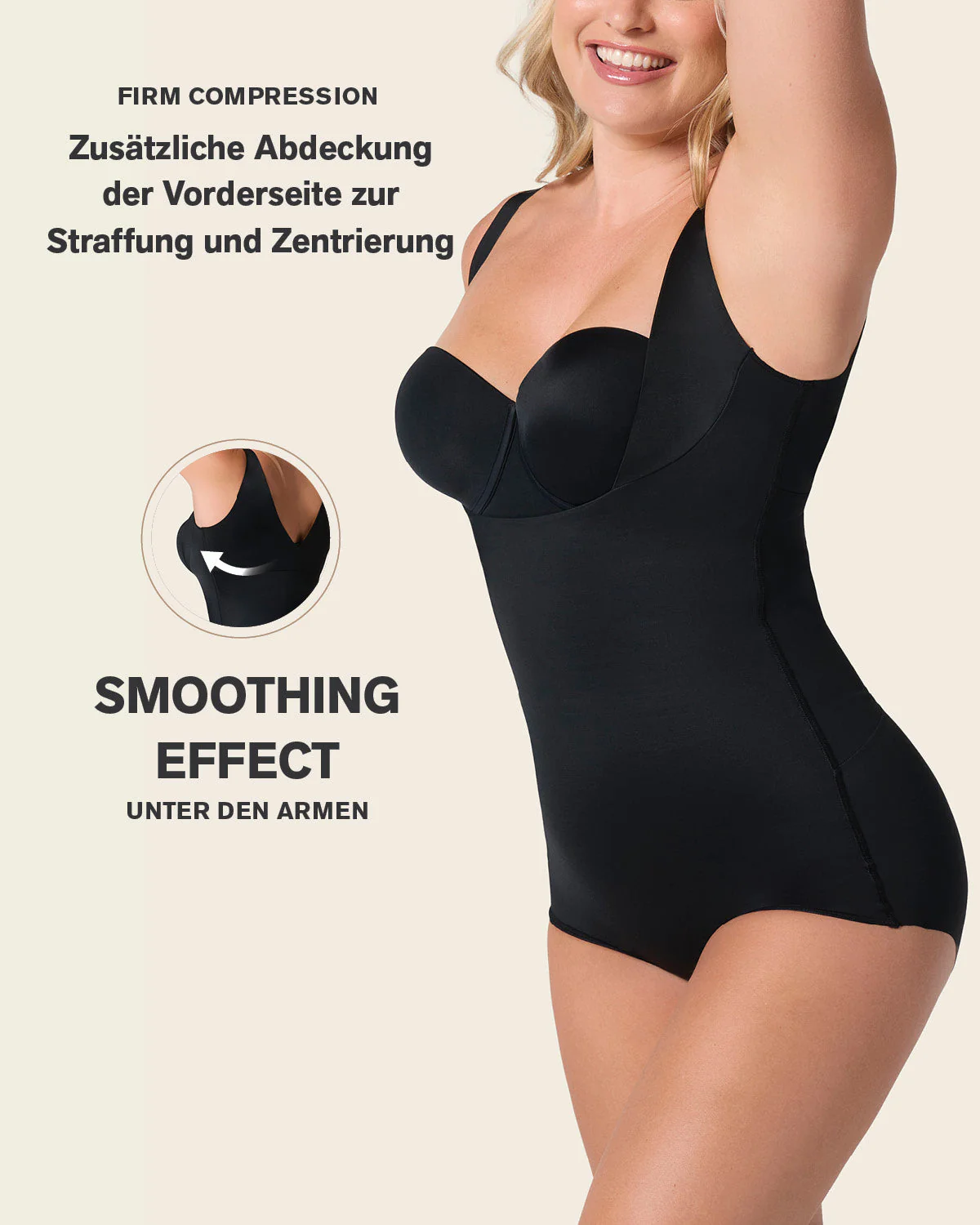 Plunge Back Classic Sculpting Body Shaper - Image 11