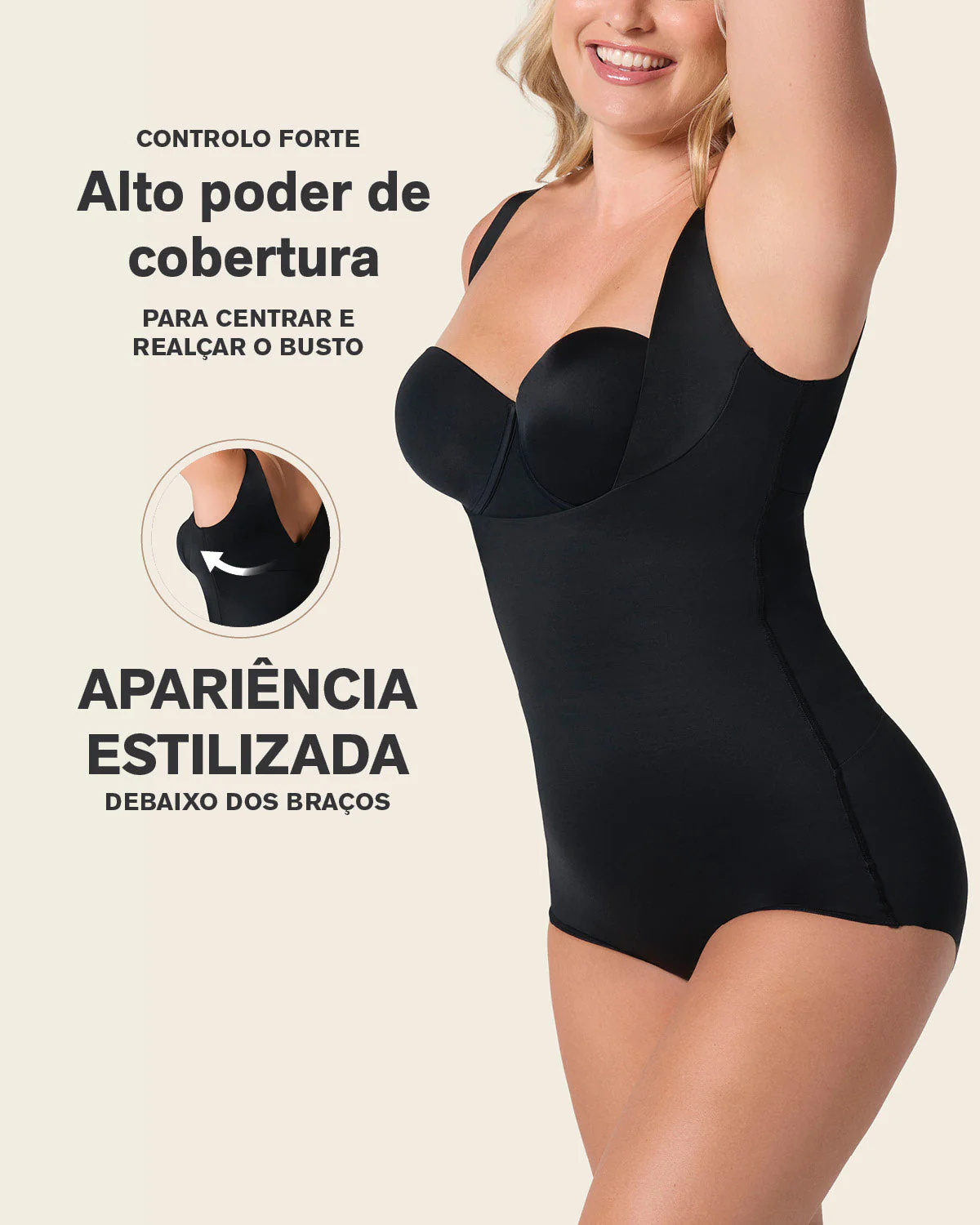 Plunge Back Classic Sculpting Body Shaper - Image 13