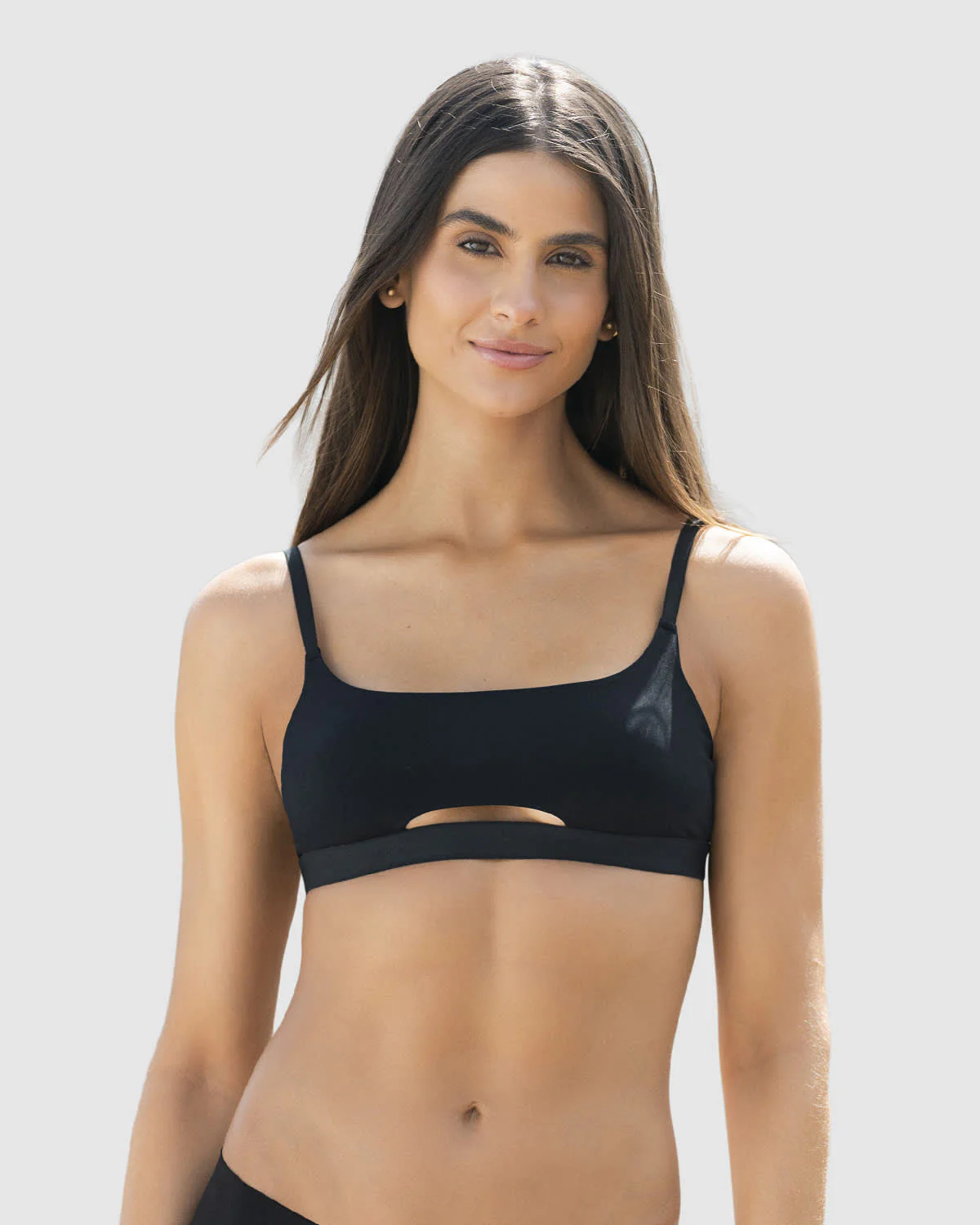 Pullover Bralette with Front Cutout