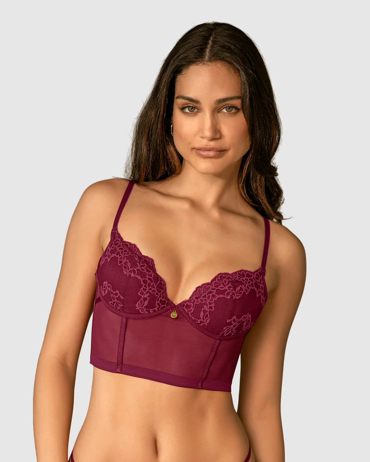 Sheer Corset Style Bustier Bra - Image 12