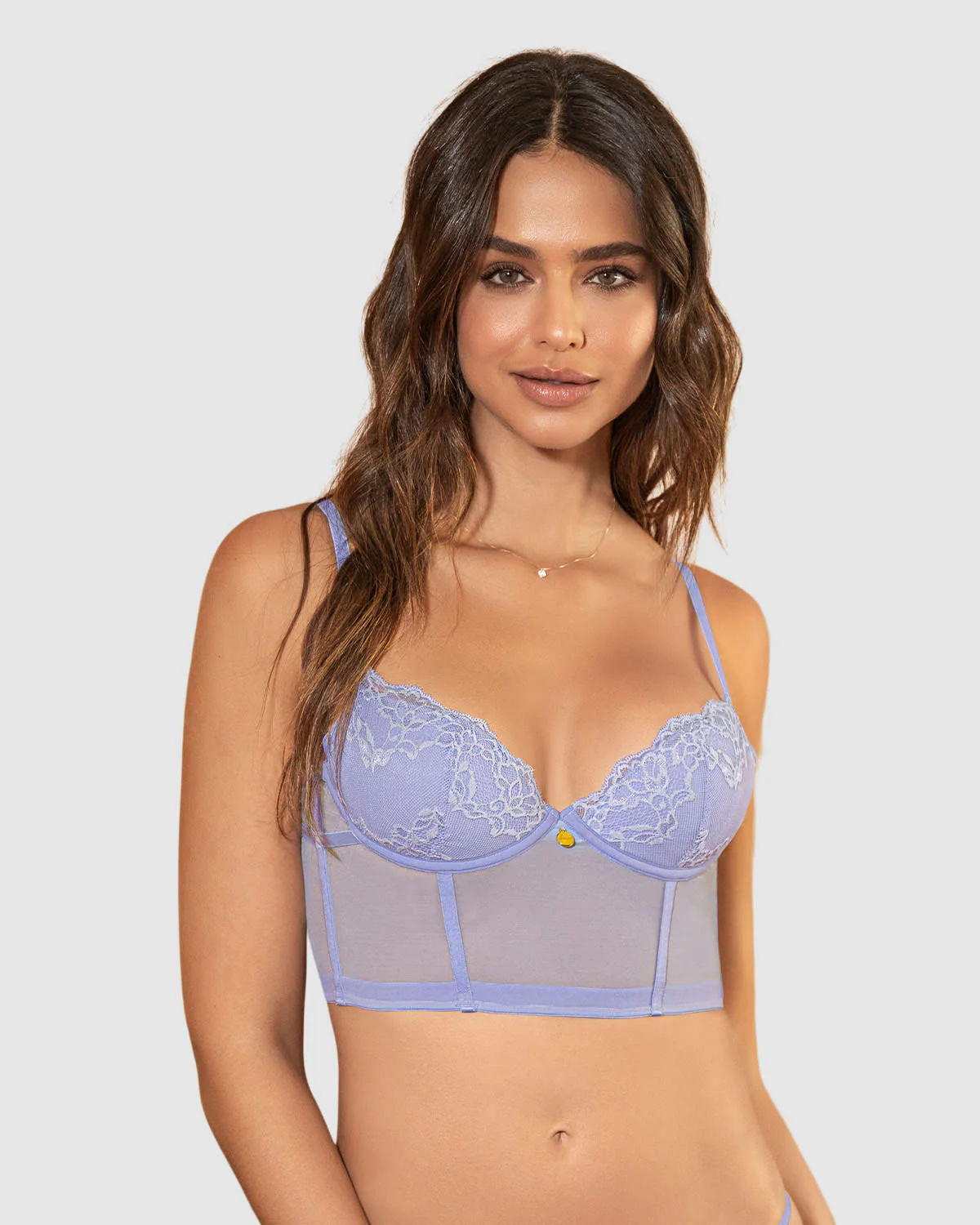 Sheer Corset Style Bustier Bra - Image 7